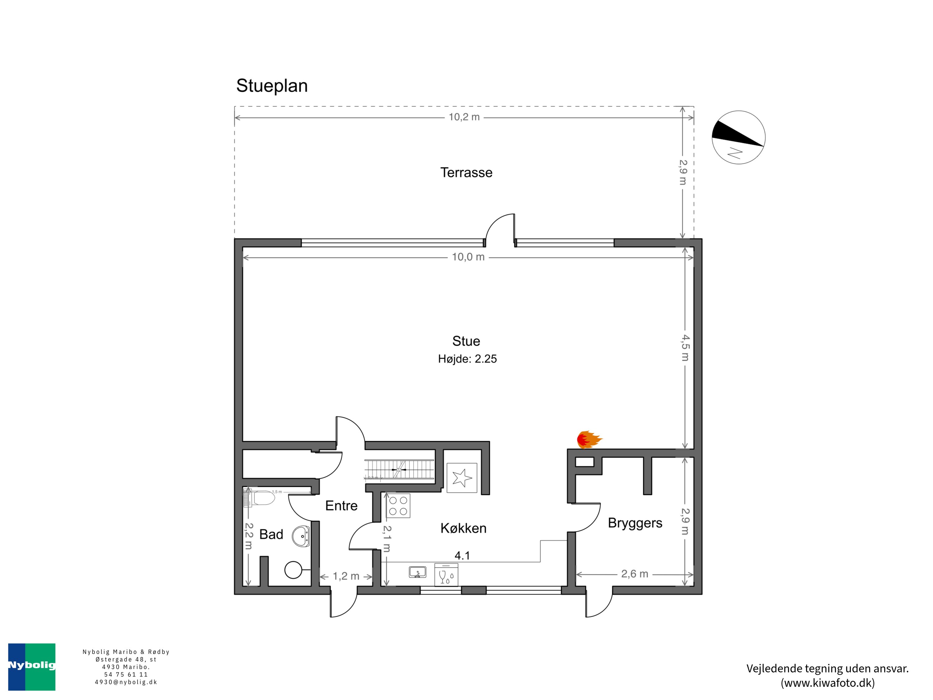 Plantegninger billede af Svanevej 30, 4970 Rødby