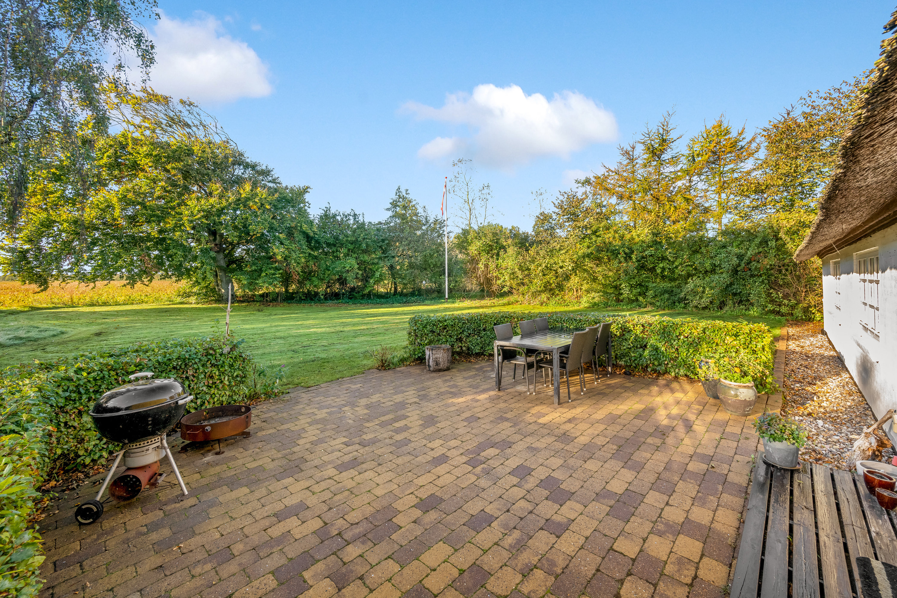 Fremhævet terrasse billede i fuldskærmstilstand. Billede af Toldhusvej 1, Stauning, 6900 Skjern