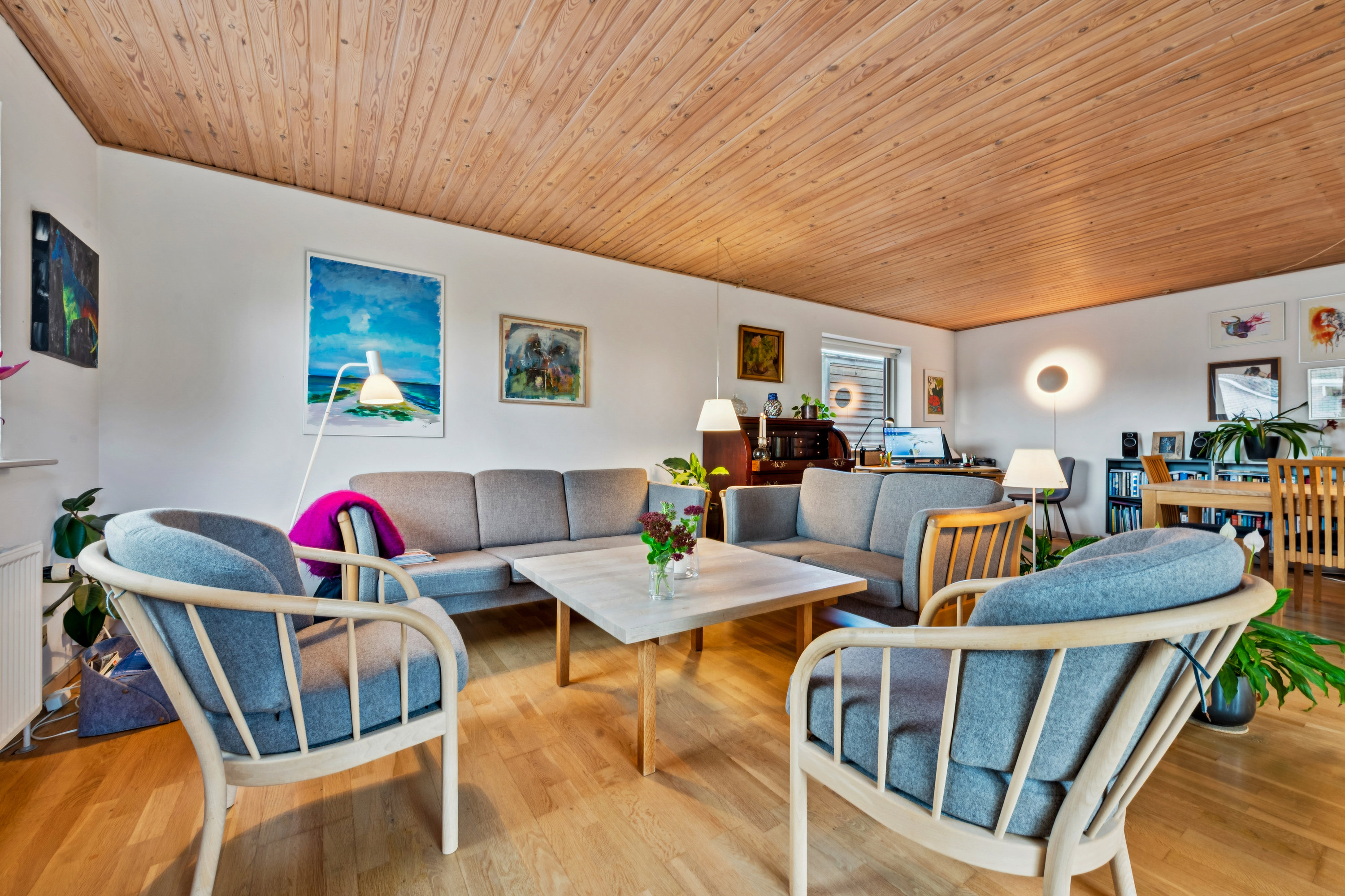 Fremhævet stue billede i fuldskærmstilstand. Billede af Fiskernesvej 5, 2670 Greve