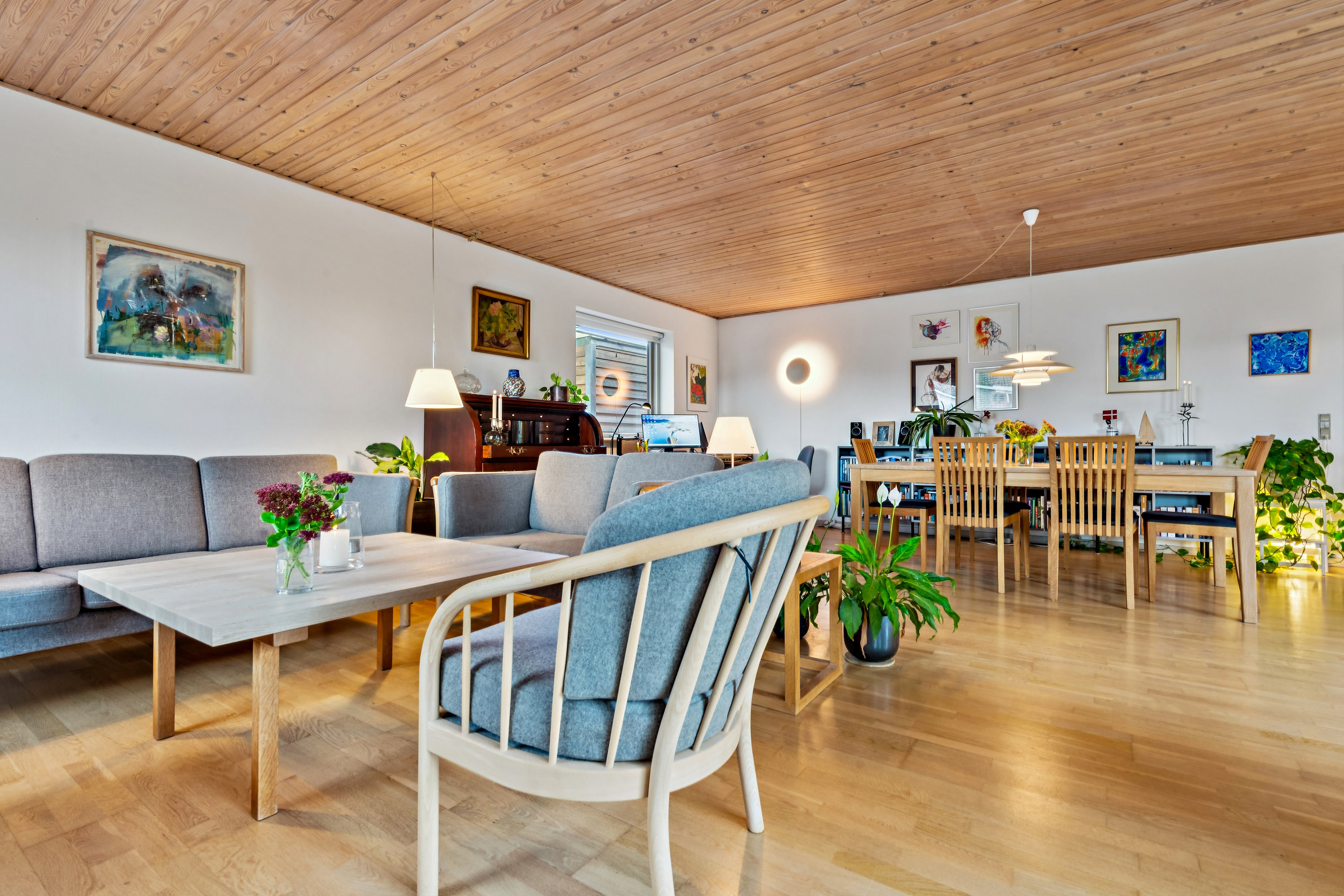 Miniaturebillede 1: stue. Billede af Fiskernesvej 5, 2670 Greve