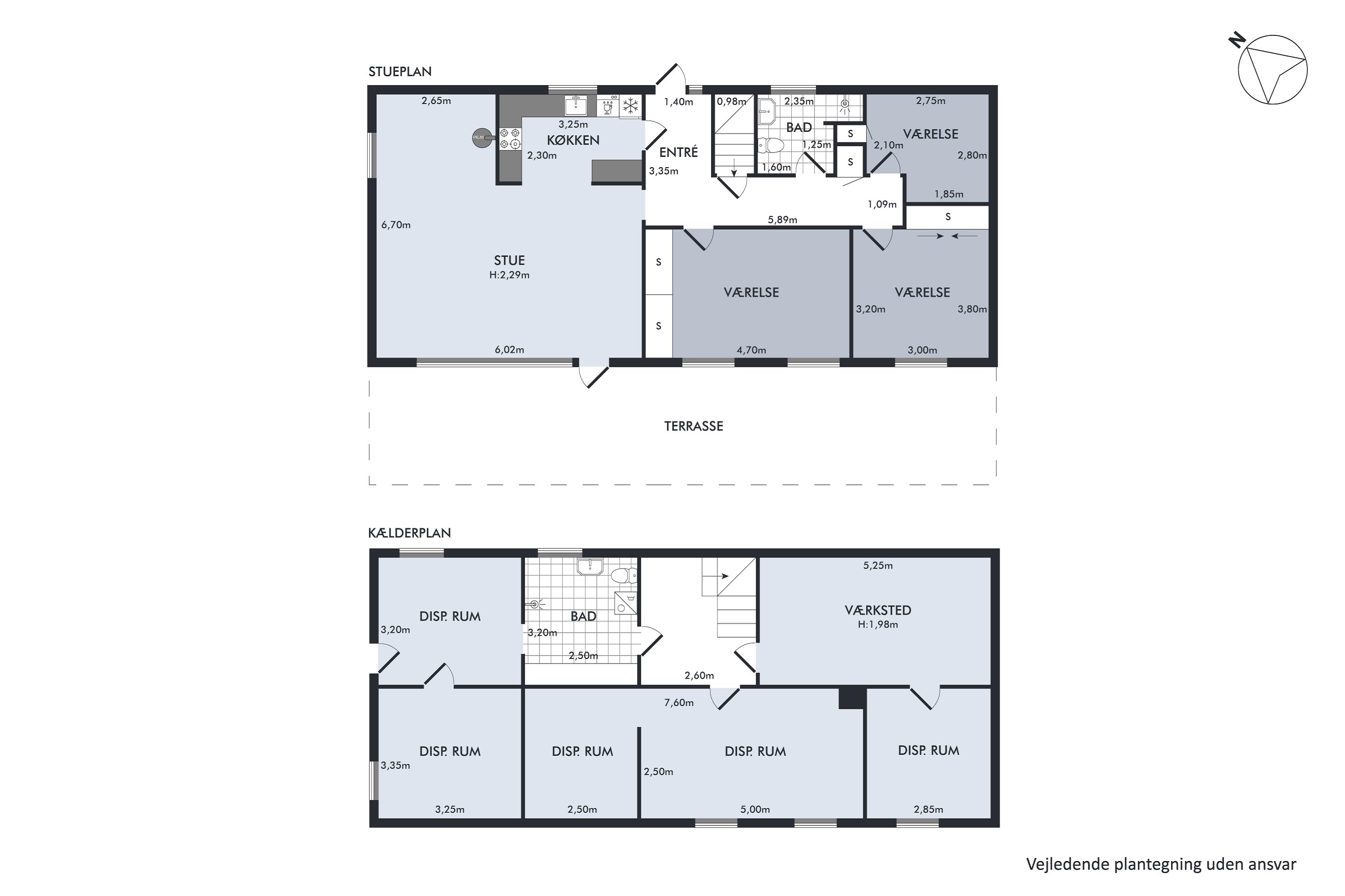 Plantegninger billede af Erik Gudmands Vej 2B, 3140 Ålsgårde