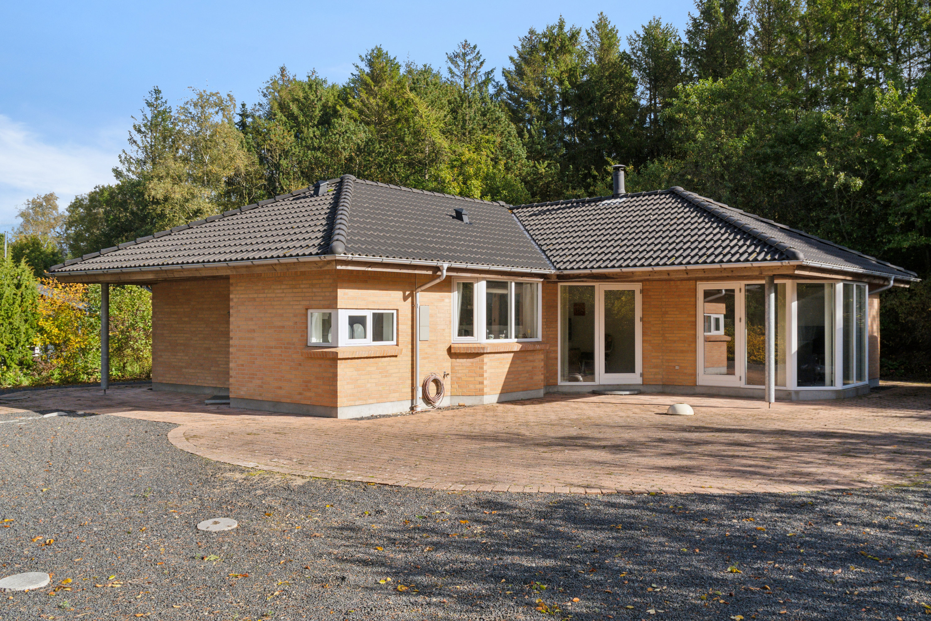 Fremhævet udendørs billede i fuldskærmstilstand. Billede af Pramdragerparken 63, Truust, 8882 Fårvang