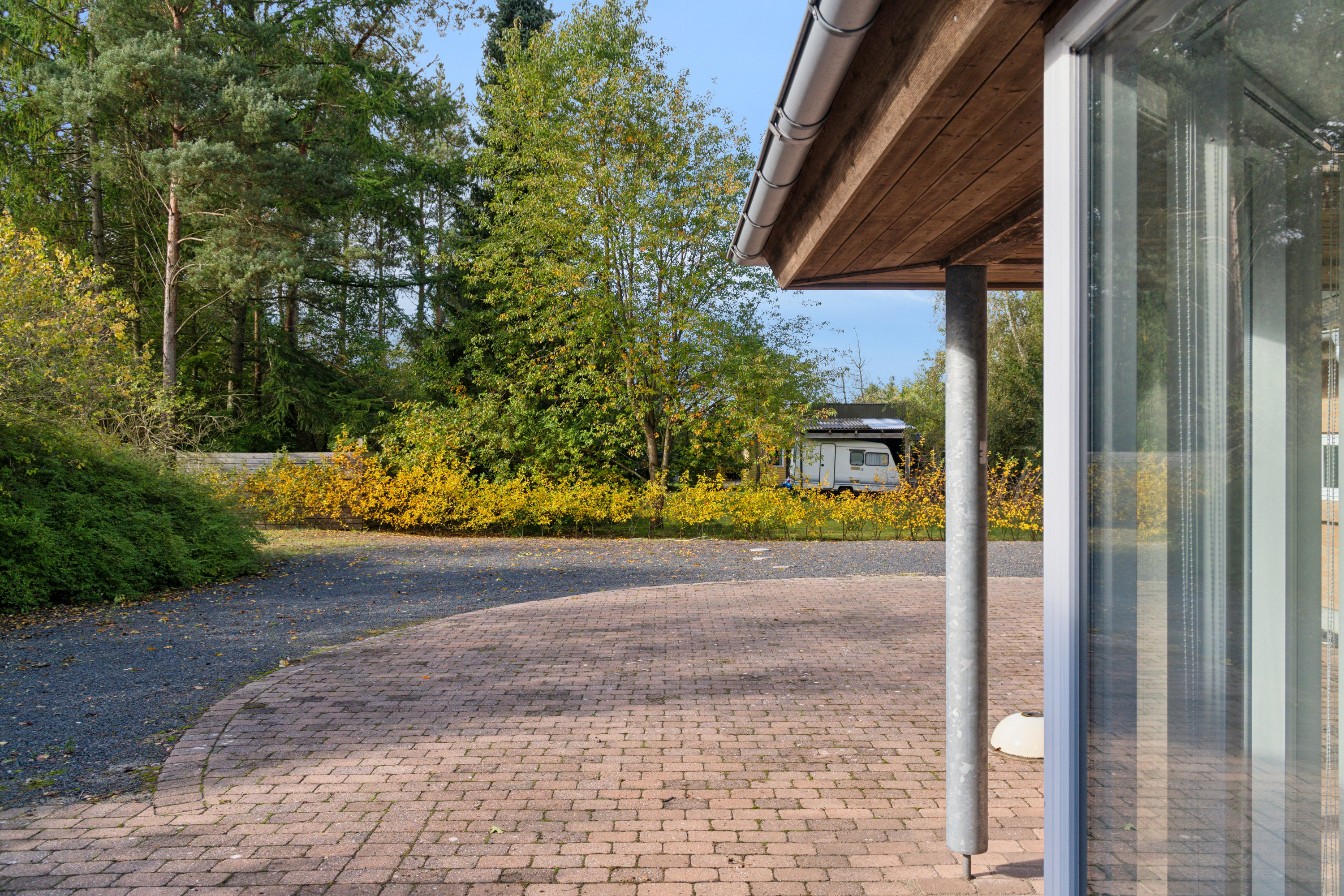 Fremhævet terrasse billede i fuldskærmstilstand. Billede af Pramdragerparken 63, Truust, 8882 Fårvang