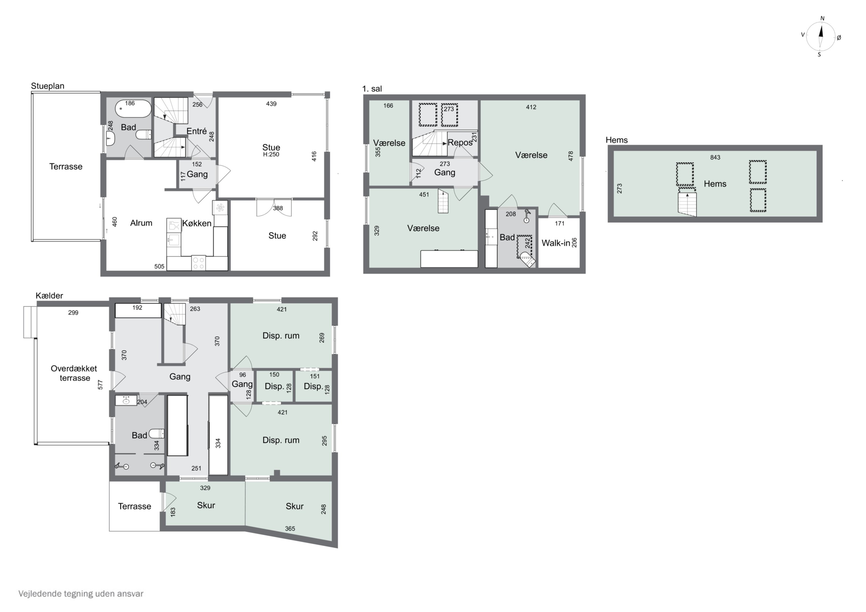 Plantegninger billede af Nørrealle 25A, 7700 Thisted