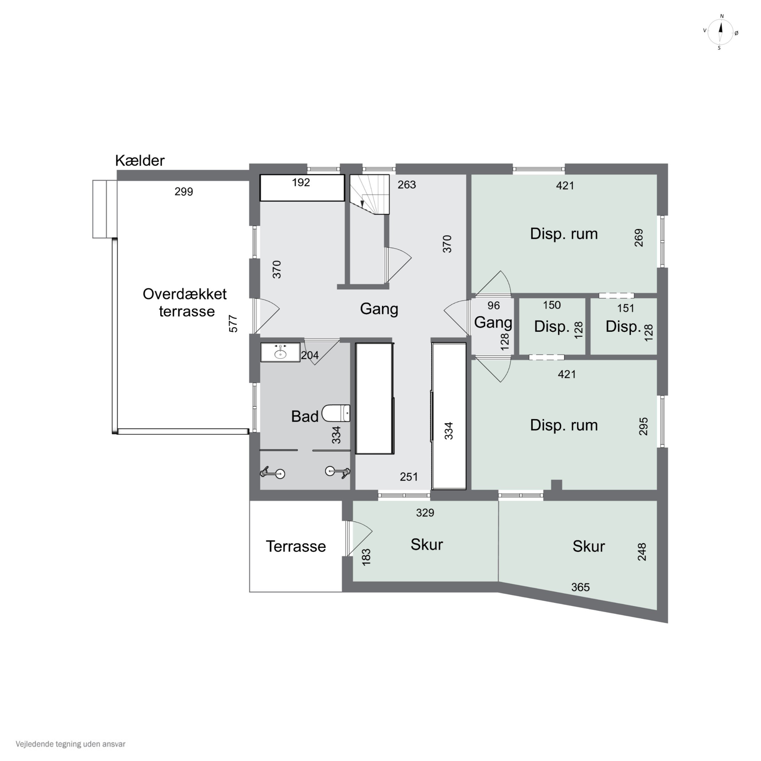Plantegninger billede af Nørrealle 25A, 7700 Thisted