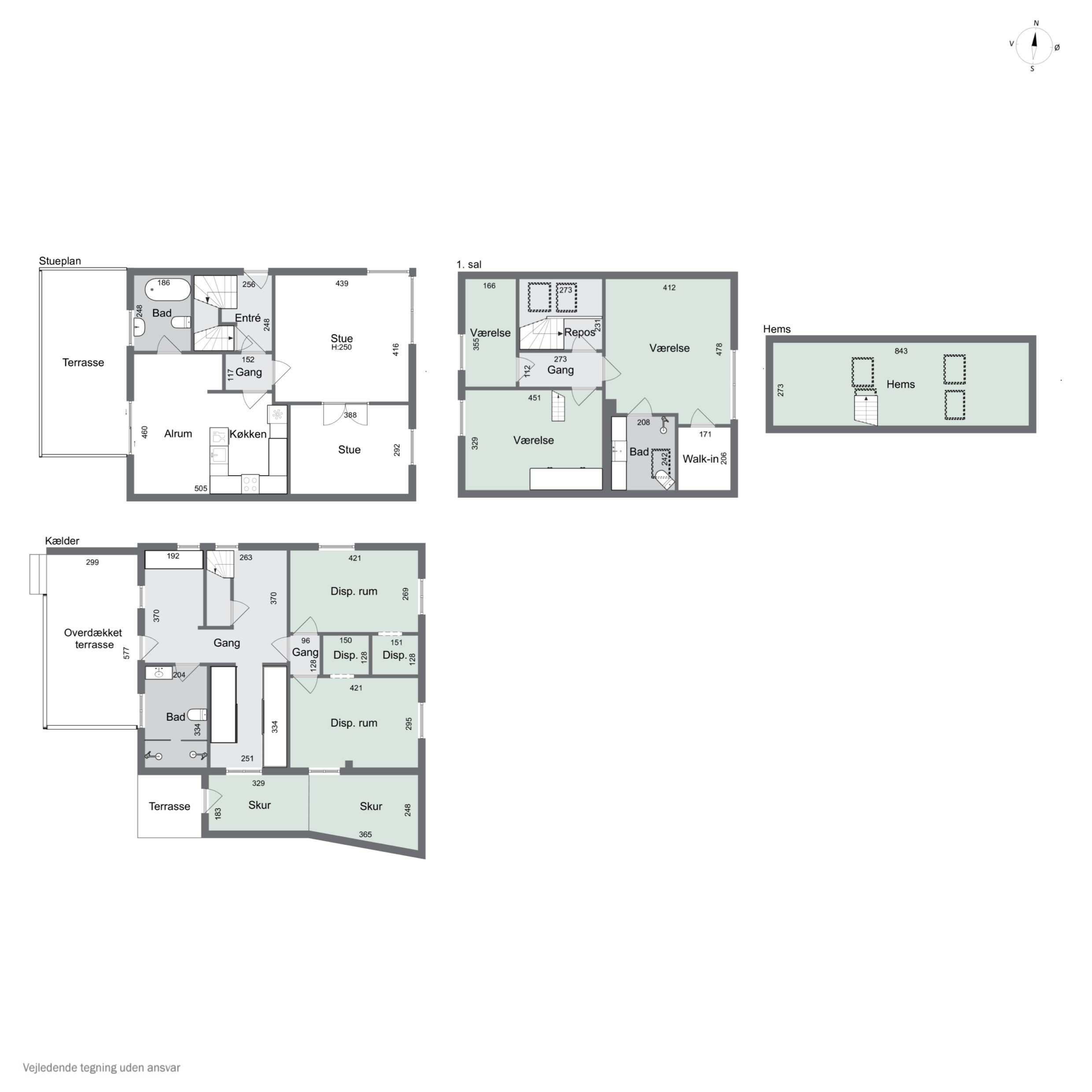 Plantegninger billede af Nørrealle 25A, 7700 Thisted