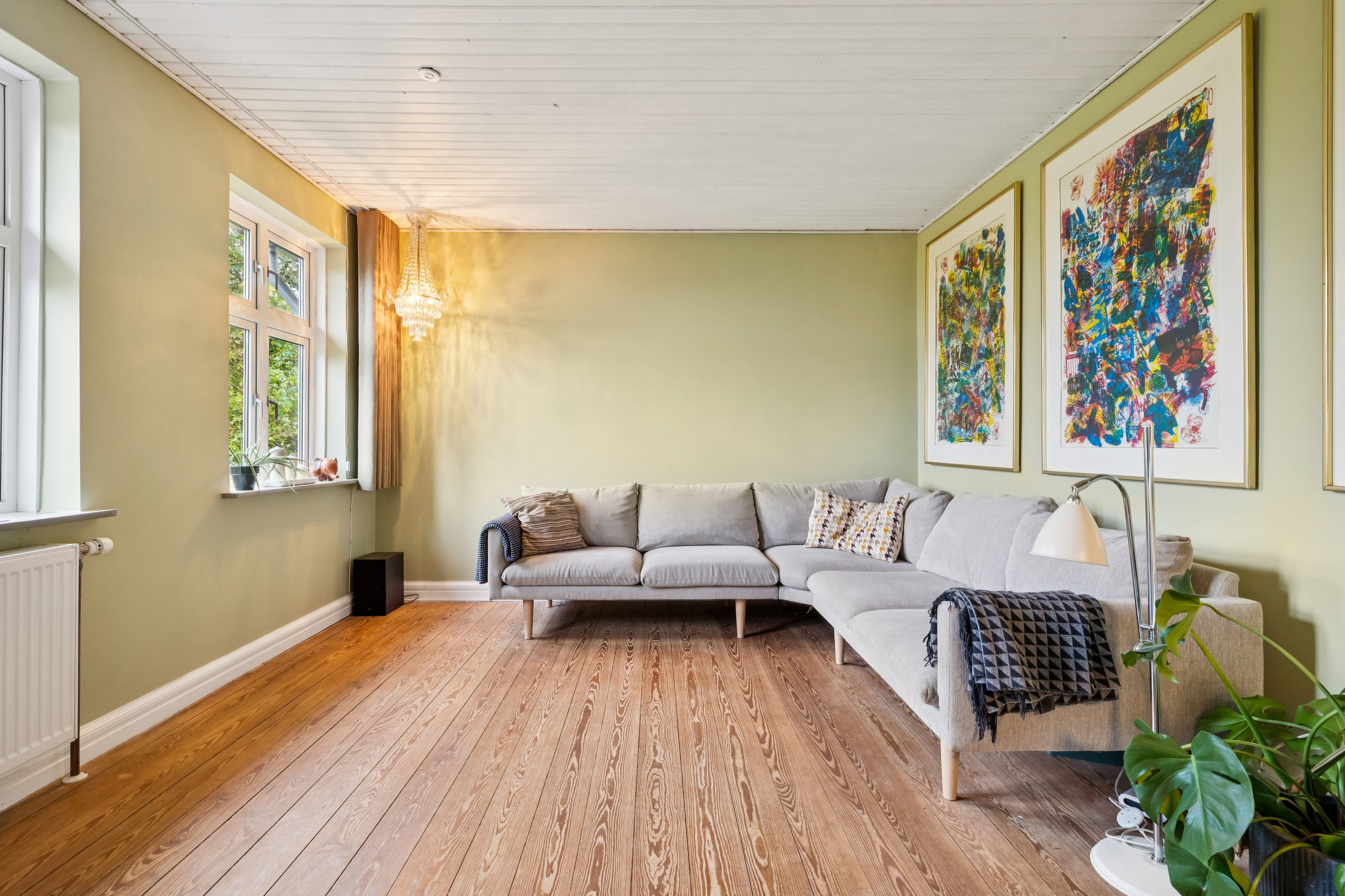 Fremhævet stue billede i fuldskærmstilstand. Billede af Randersvej 112, 8680 Ry