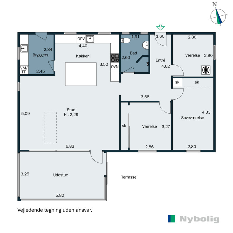 Plantegninger billede af Bankagervej 4, 8700 Horsens