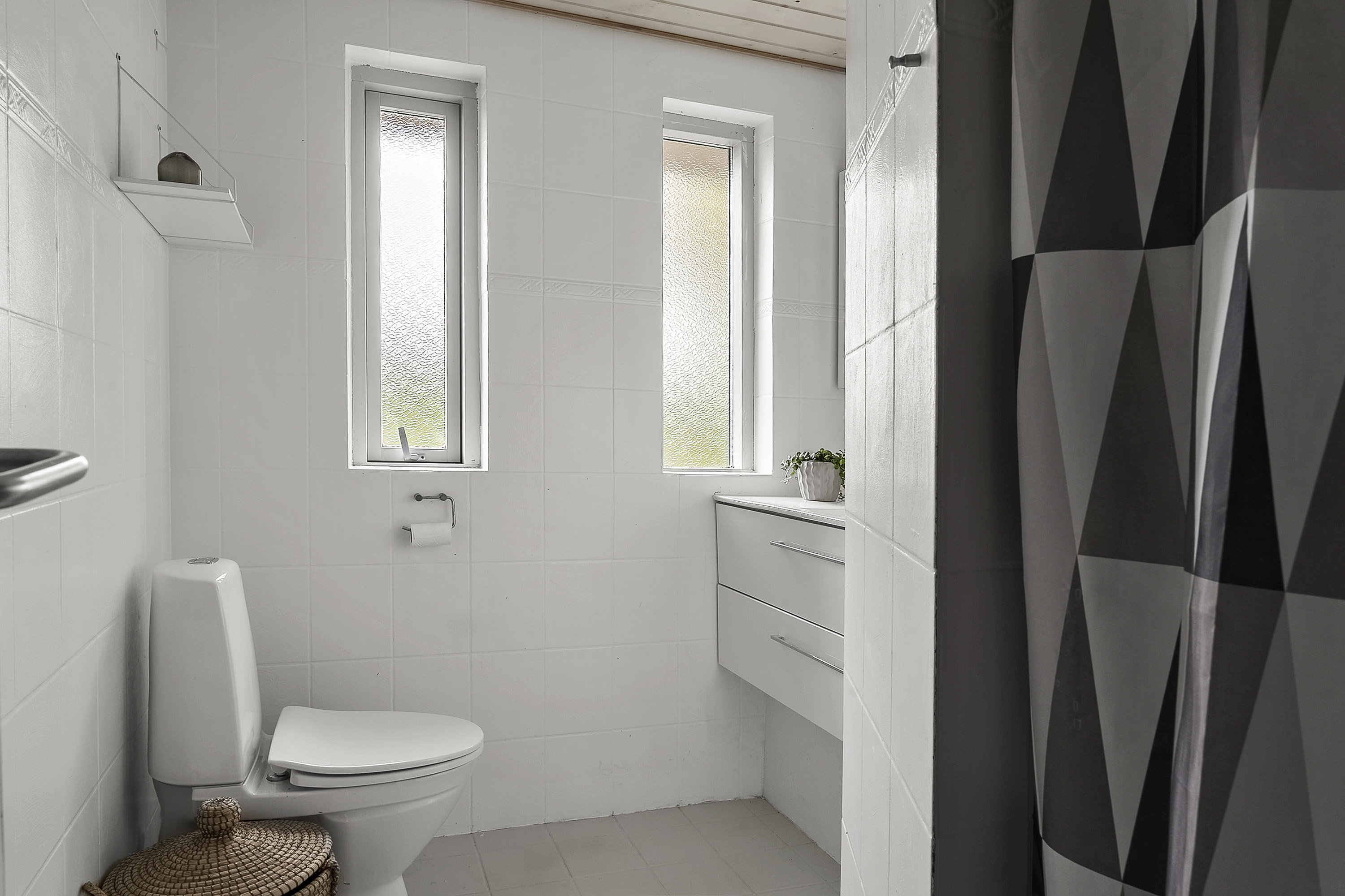 Fremhævet badeværelse billede i fuldskærmstilstand. Billede af Bankagervej 4, 8700 Horsens