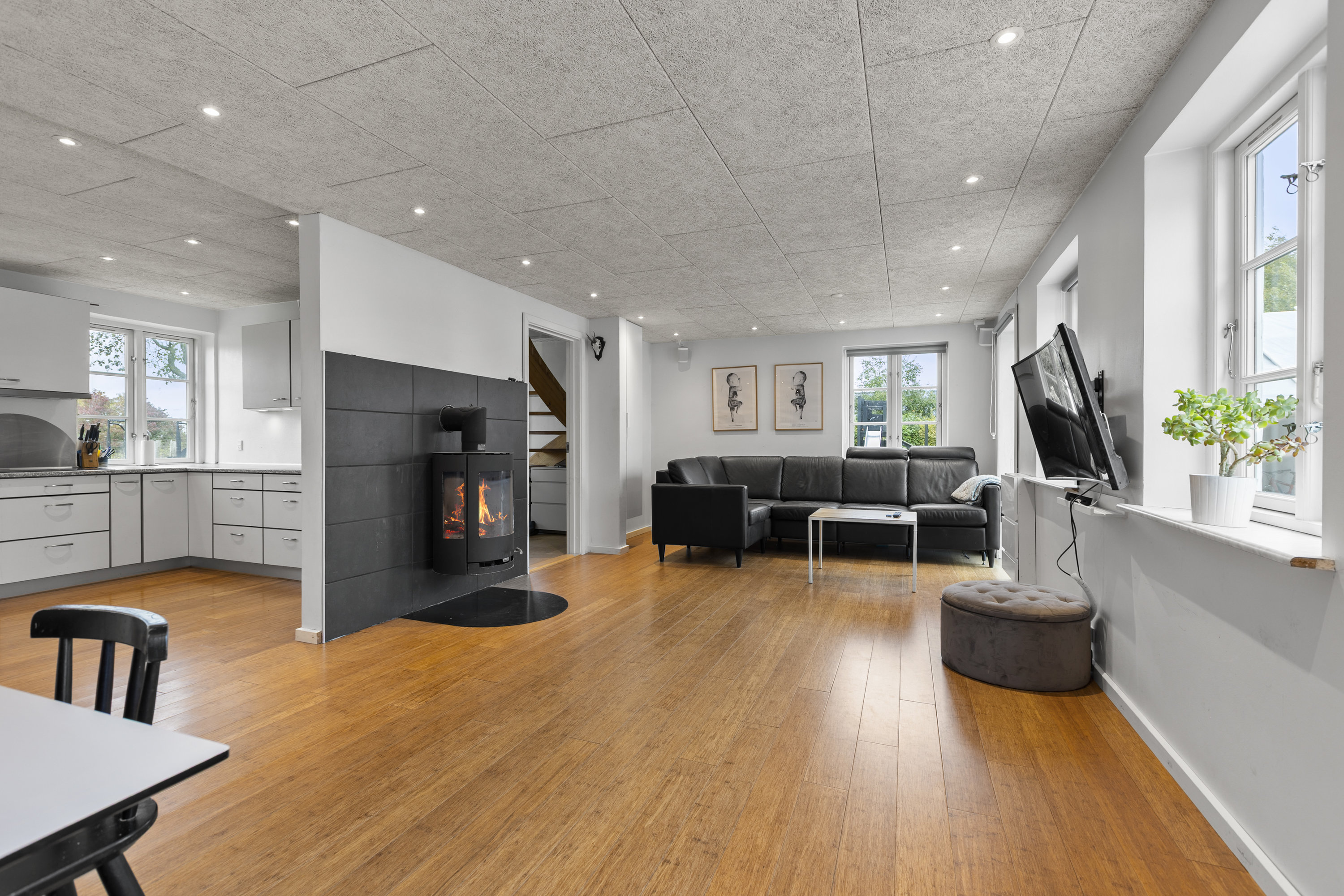 Fremhævet stue billede i fuldskærmstilstand. Billede af Bjernede Kirkevej 20, 4180 Sorø