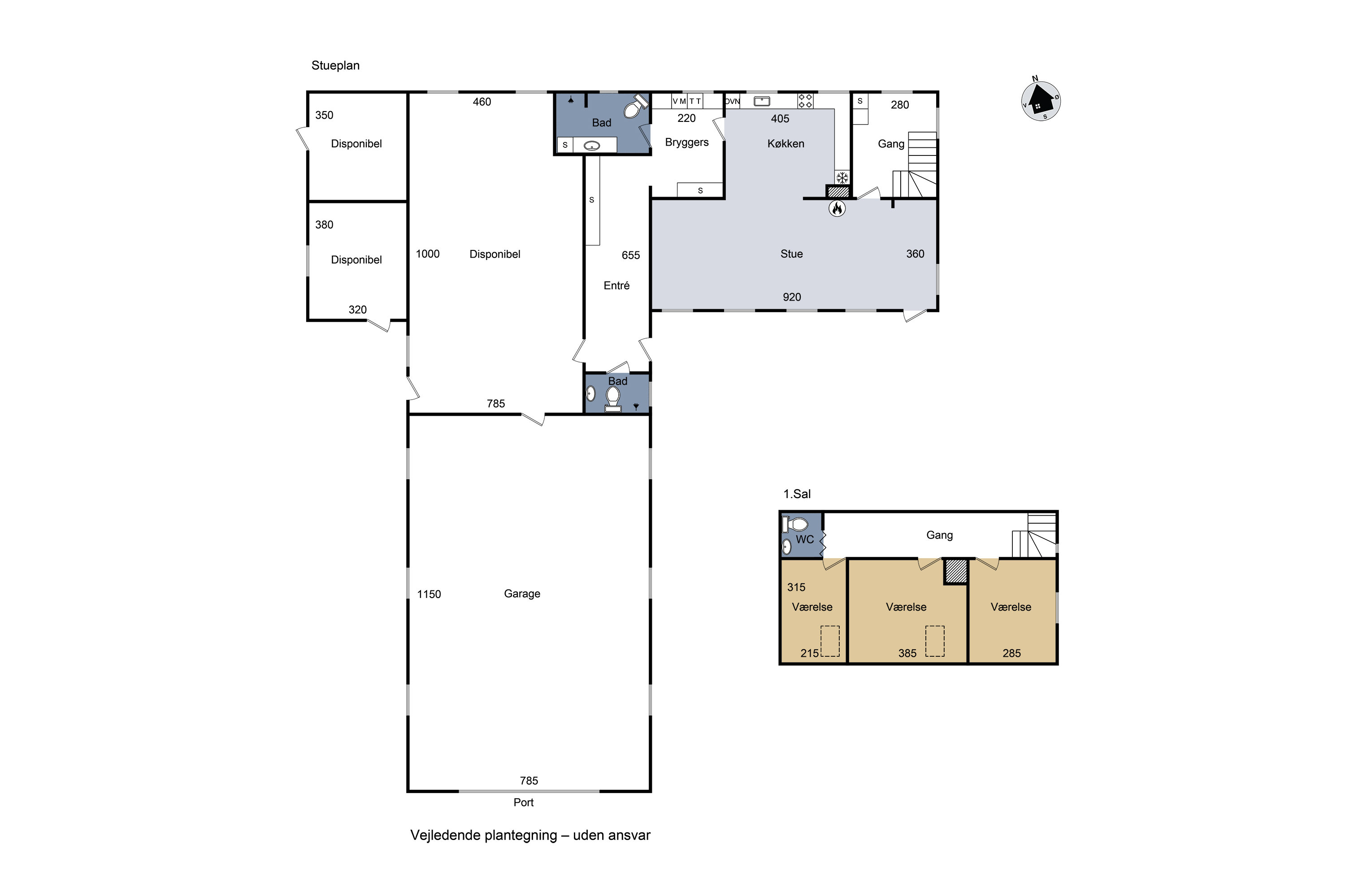 Plantegninger billede af Bjernede Kirkevej 20, 4180 Sorø
