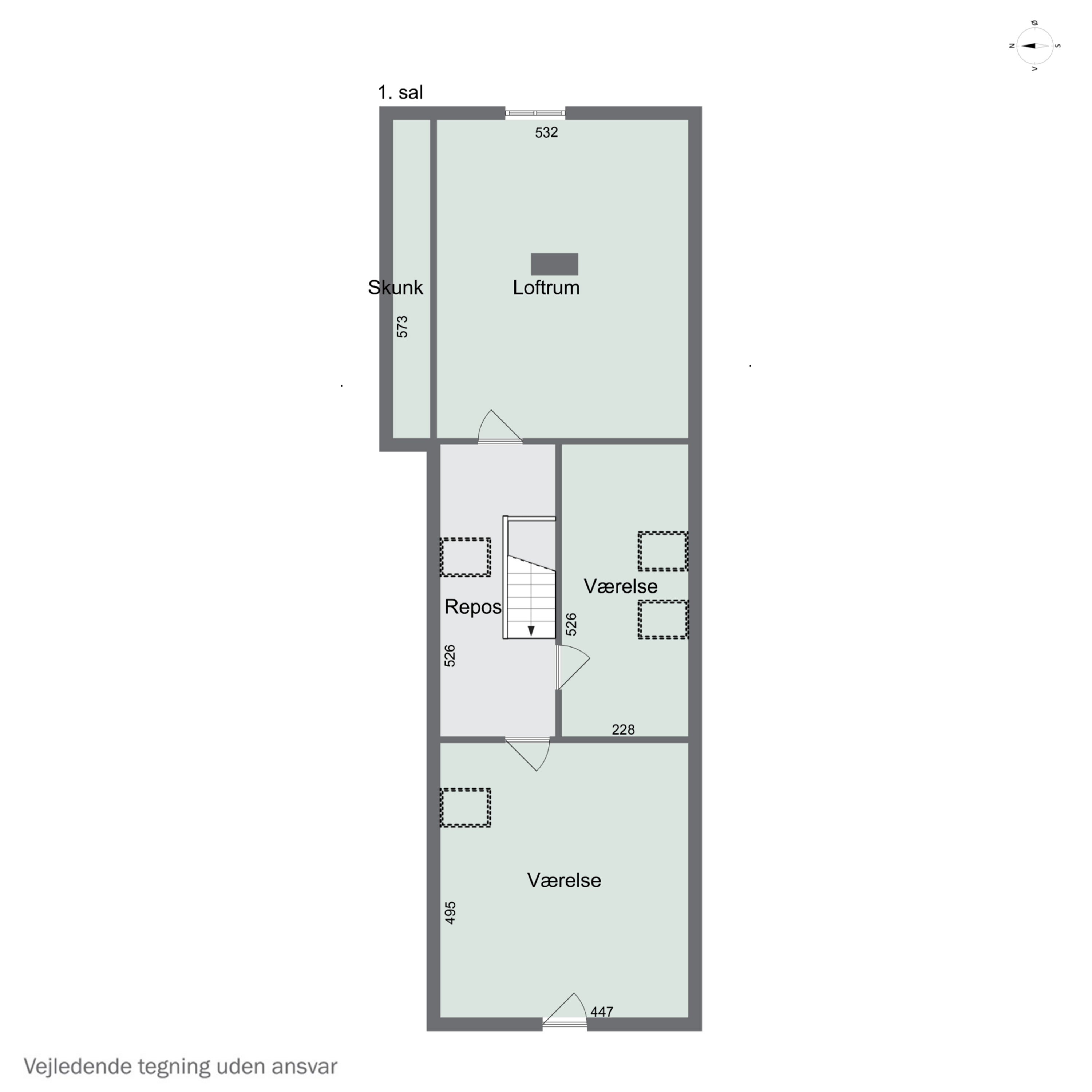 Plantegninger billede af Skimlevejen 1, Bodilsker, 3730 Nexø