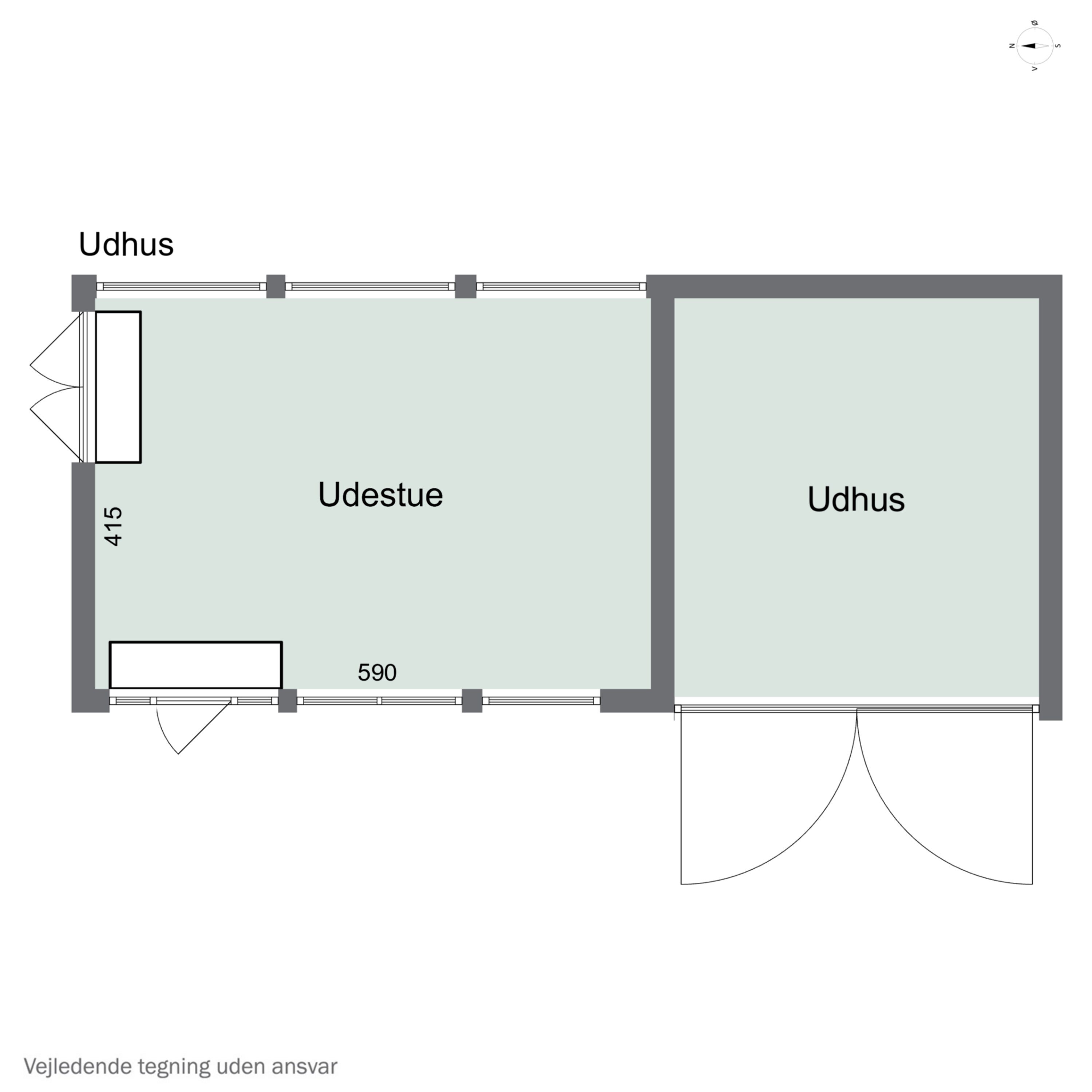 Plantegninger billede af Skimlevejen 1, Bodilsker, 3730 Nexø
