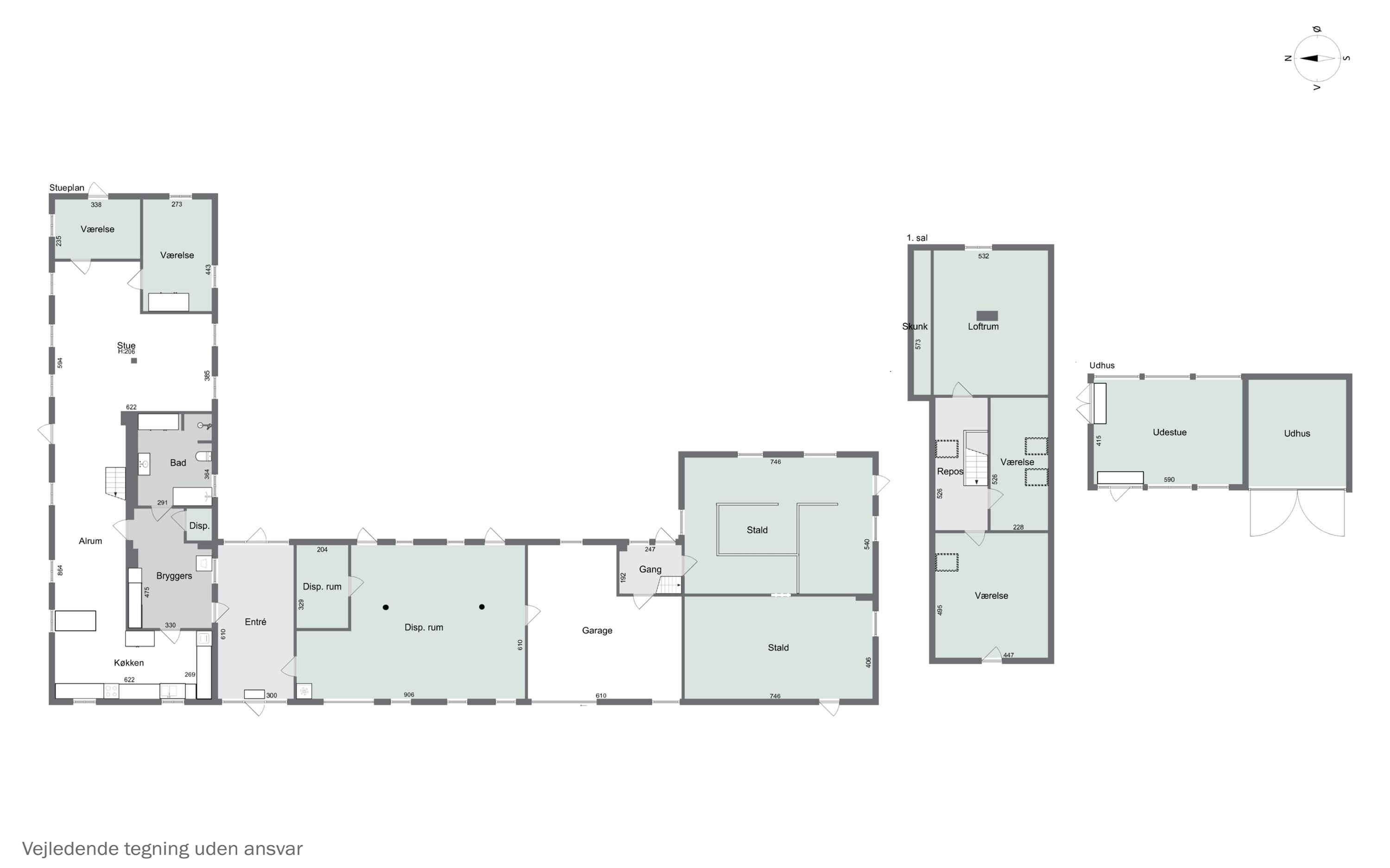 Plantegninger billede af Skimlevejen 1, Bodilsker, 3730 Nexø