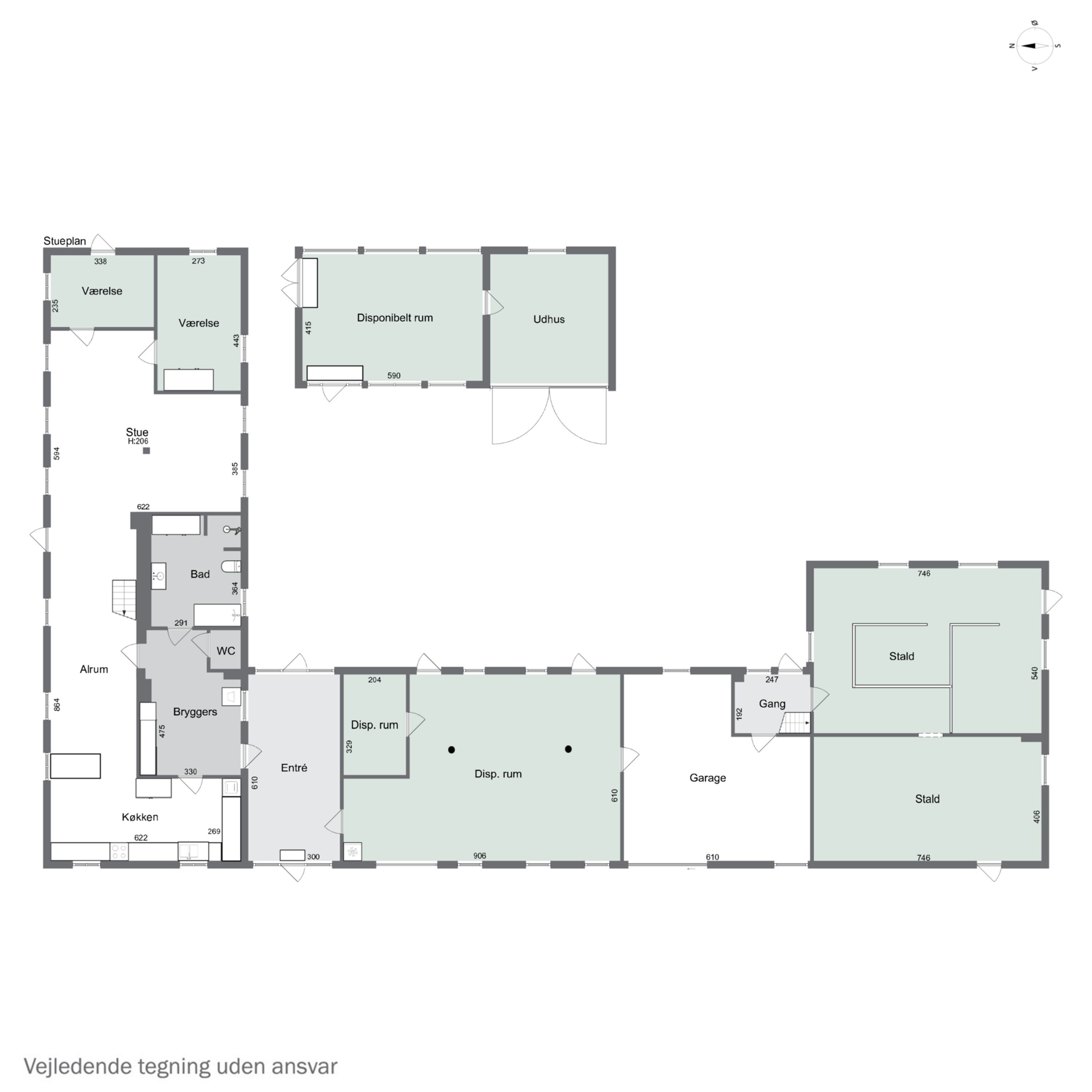 Plantegninger billede af Skimlevejen 1, Bodilsker, 3730 Nexø