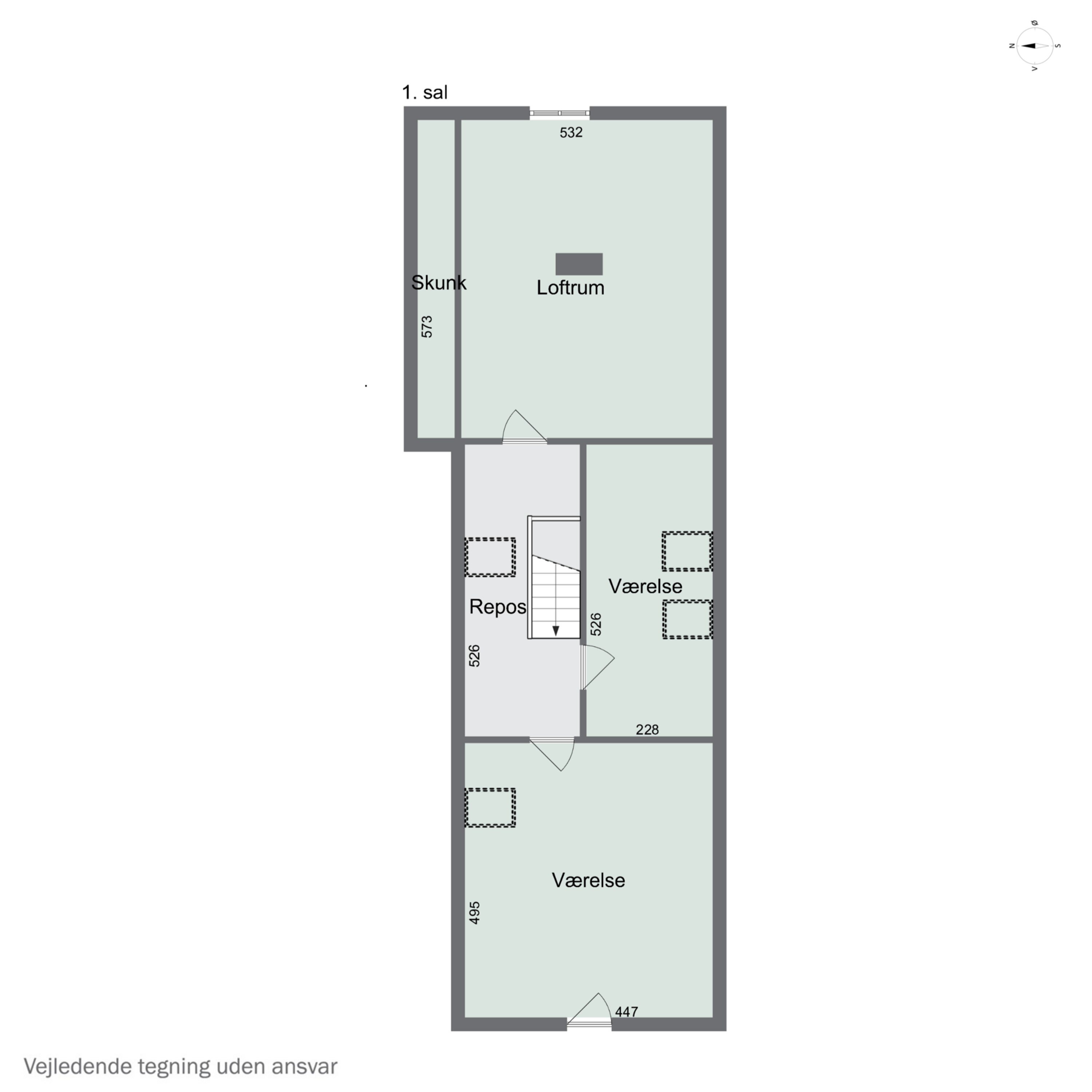 Plantegninger billede af Skimlevejen 1, Bodilsker, 3730 Nexø