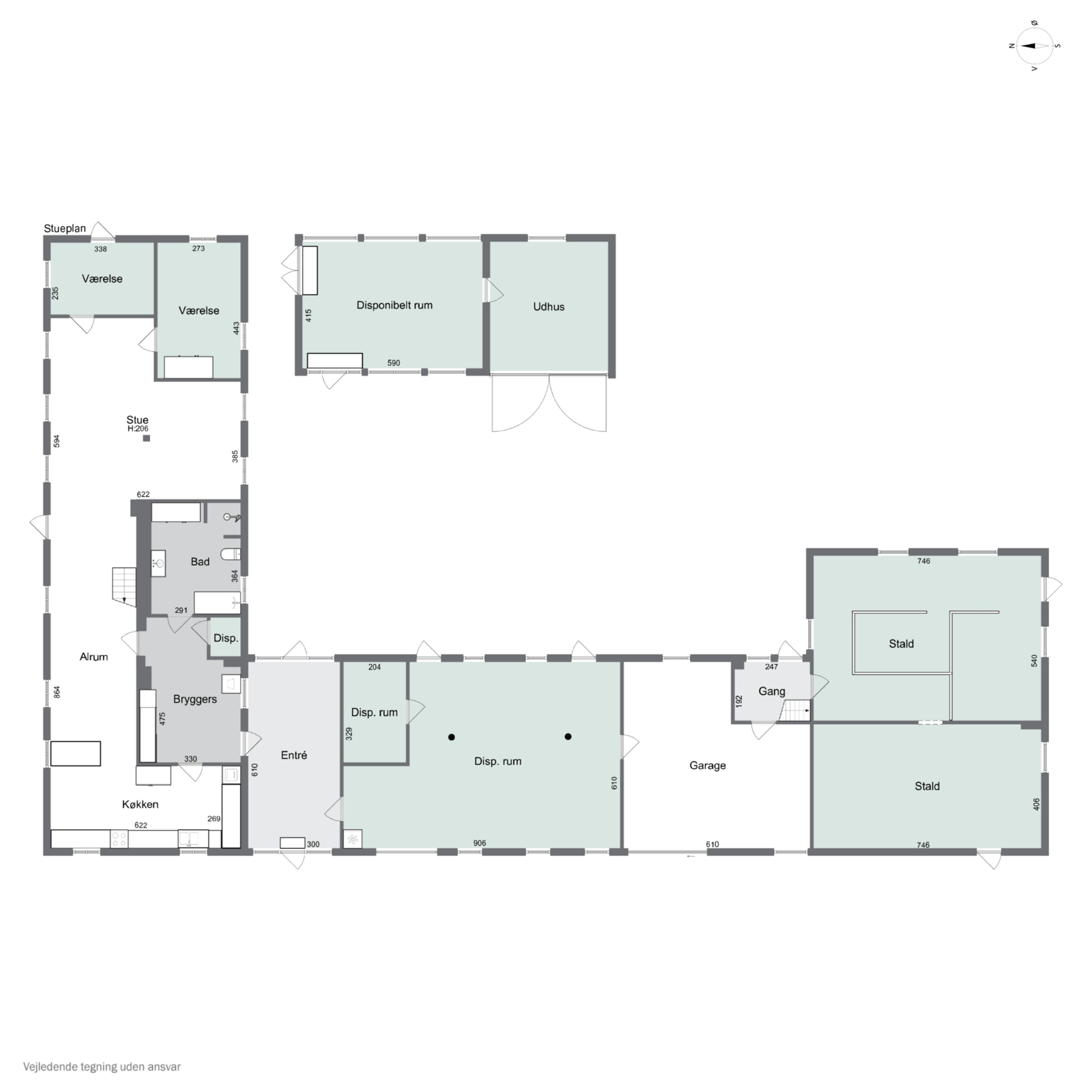 Plantegninger billede af Skimlevejen 1, Bodilsker, 3730 Nexø