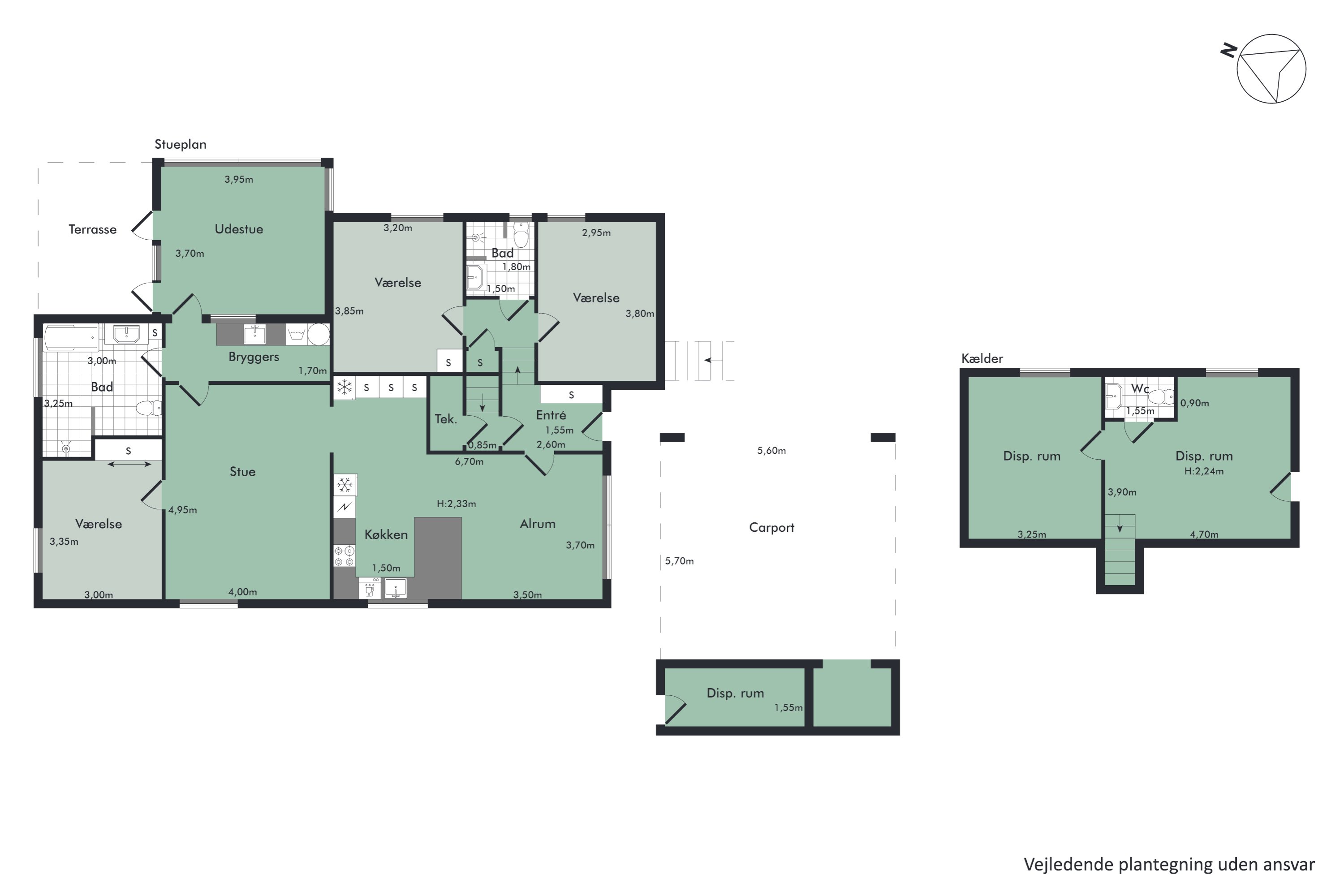 Plantegninger billede af Schmidtsvej 16, Farstrup, 9240 Nibe