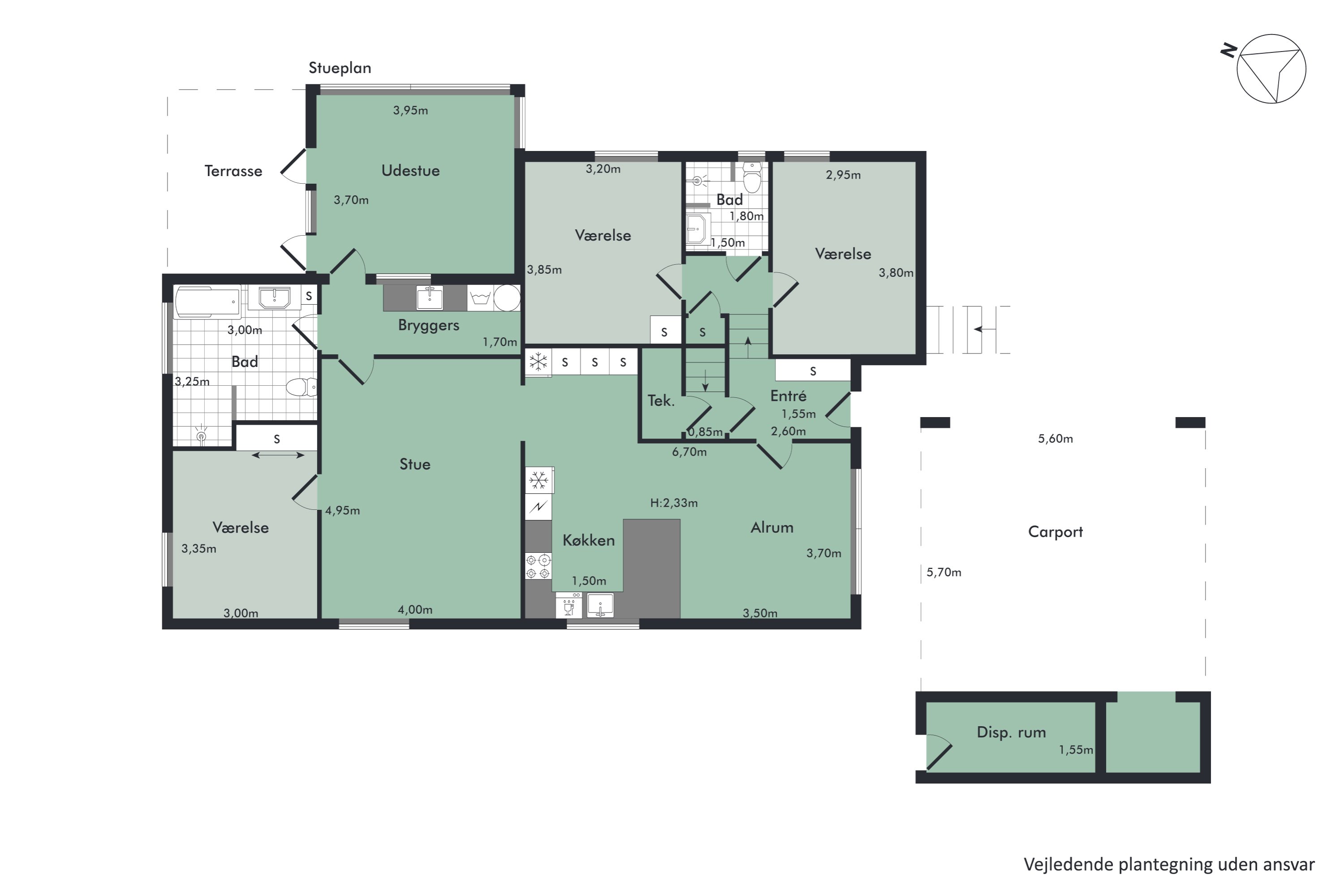 Plantegninger billede af Schmidtsvej 16, Farstrup, 9240 Nibe