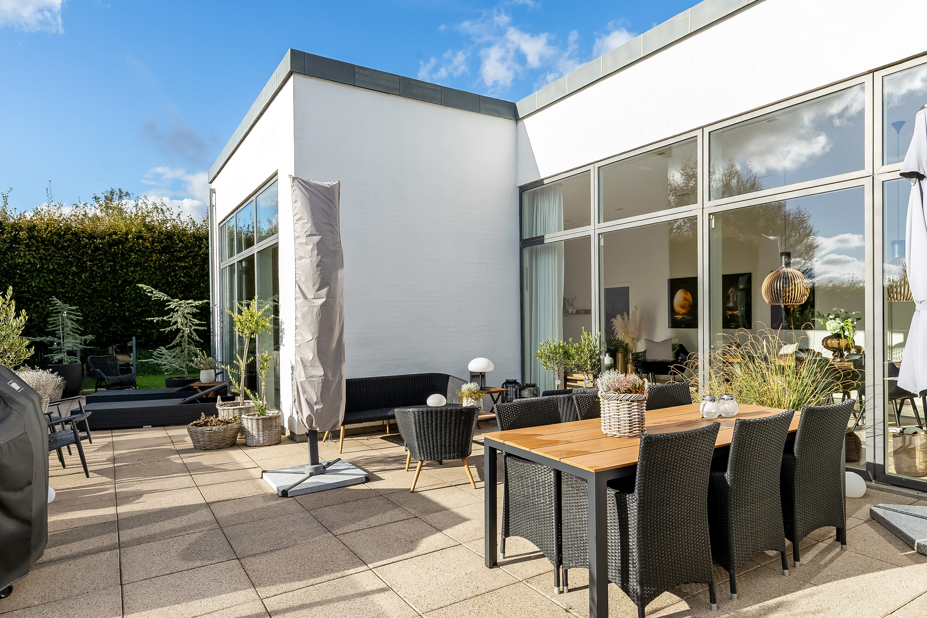 Fremhævet terrasse billede i fuldskærmstilstand. Billede af Goldbæk Alle 24, Dalby, 6000 Kolding