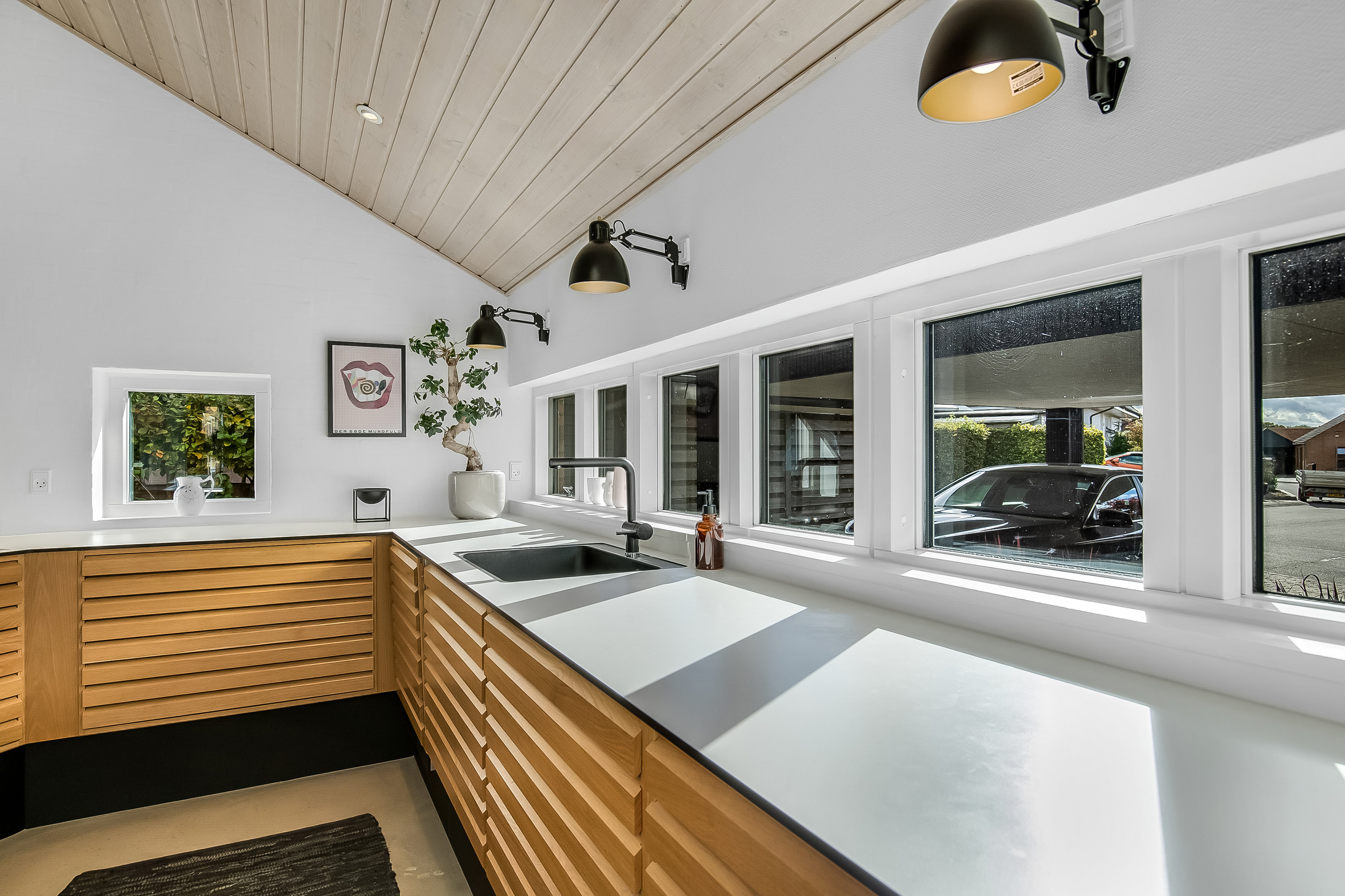 Fremhævet køkken billede i fuldskærmstilstand. Billede af Lavendelvej 18, Nr. Bjert, 6000 Kolding