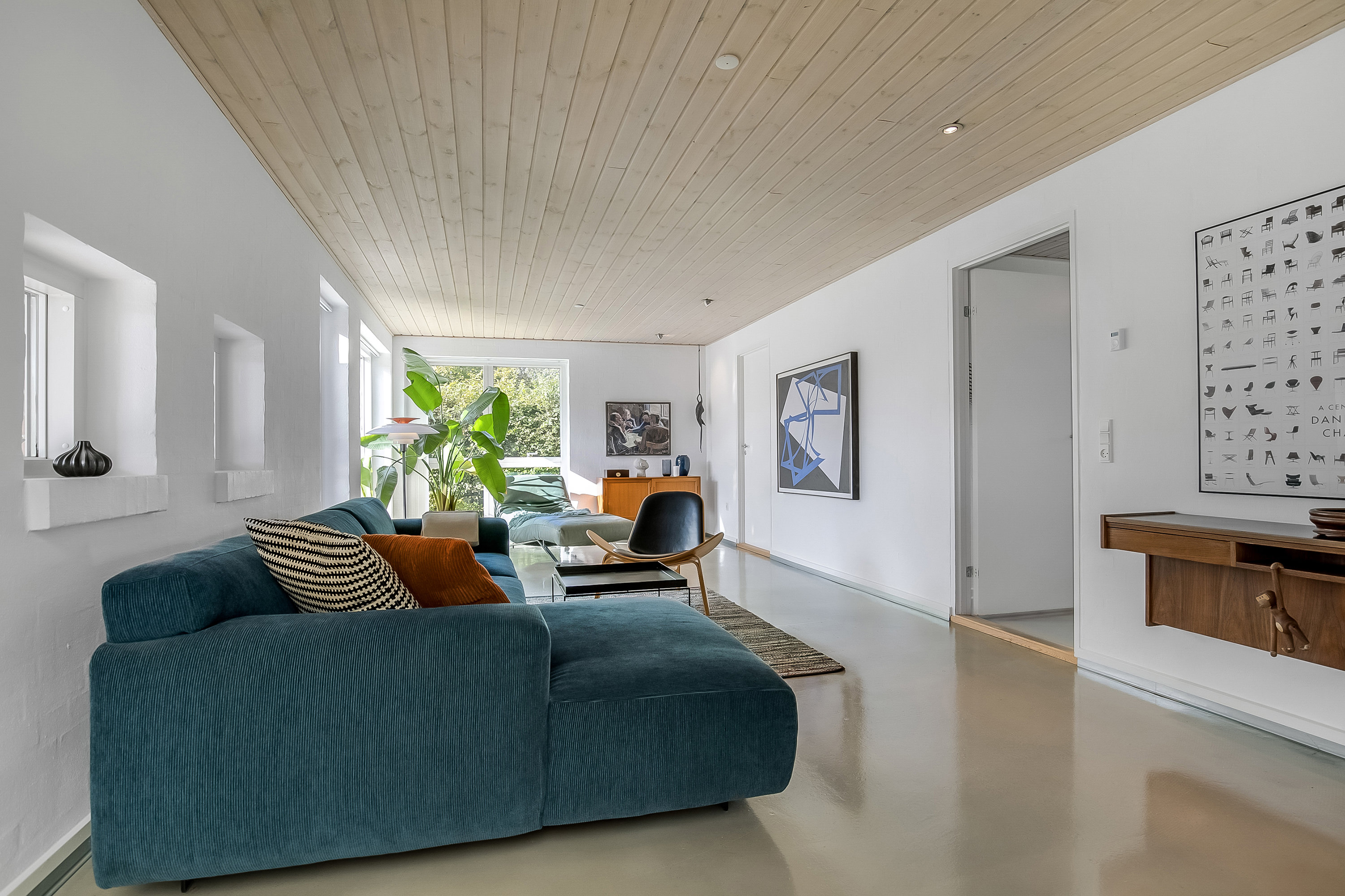 Fremhævet stue billede i fuldskærmstilstand. Billede af Lavendelvej 18, Nr. Bjert, 6000 Kolding