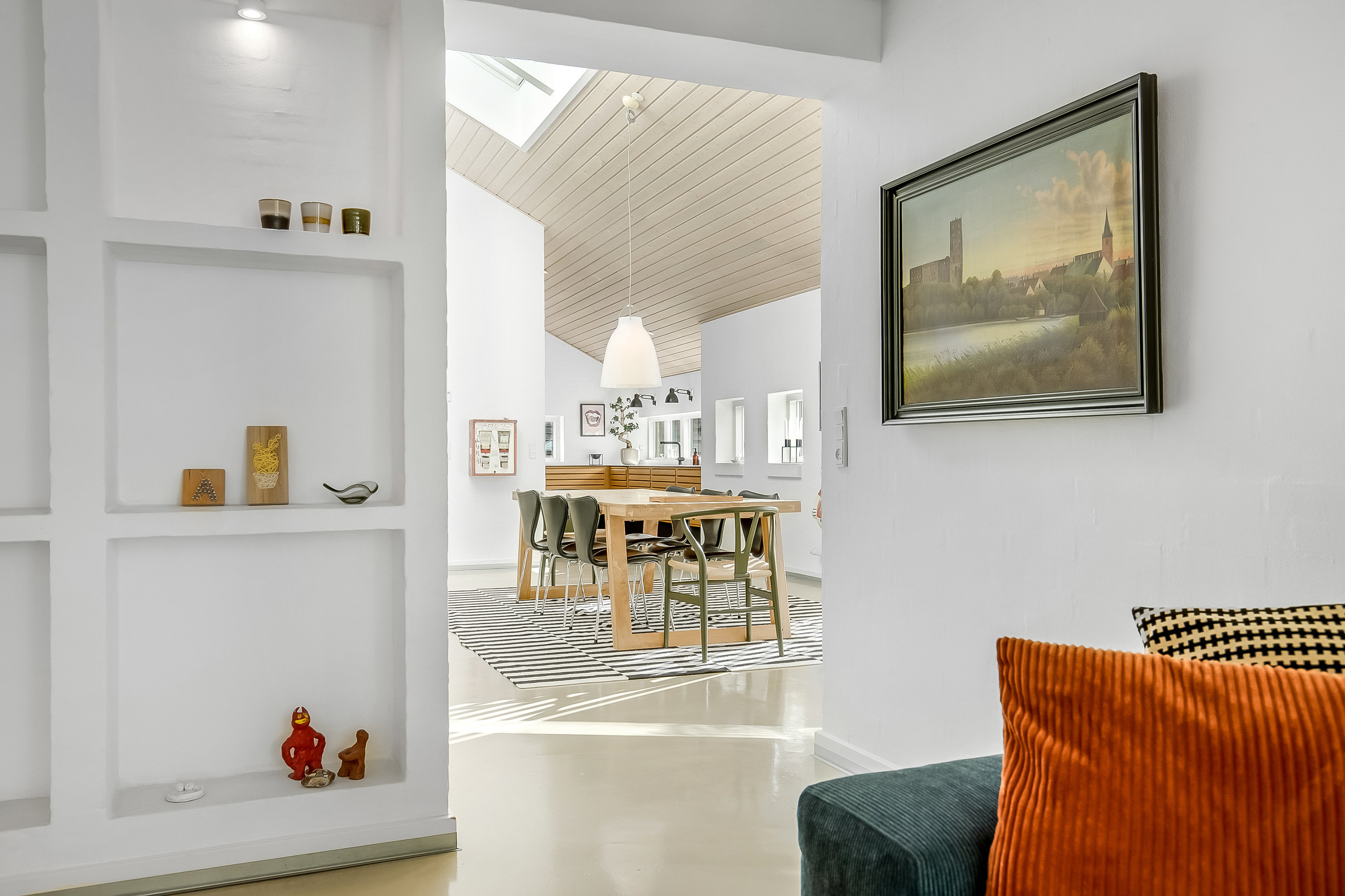 Fremhævet stue billede i fuldskærmstilstand. Billede af Lavendelvej 18, Nr. Bjert, 6000 Kolding