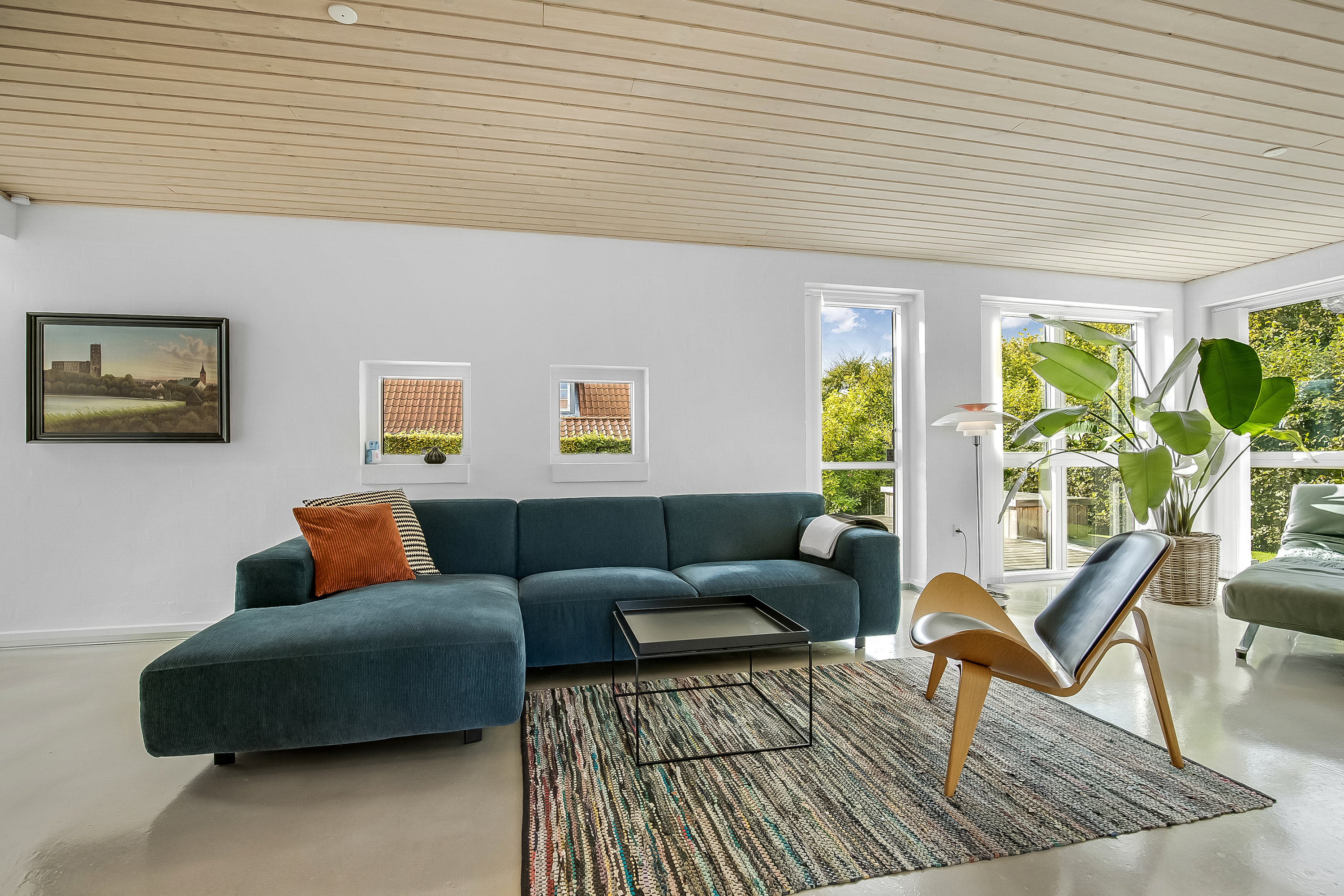 Fremhævet stue billede i fuldskærmstilstand. Billede af Lavendelvej 18, Nr. Bjert, 6000 Kolding