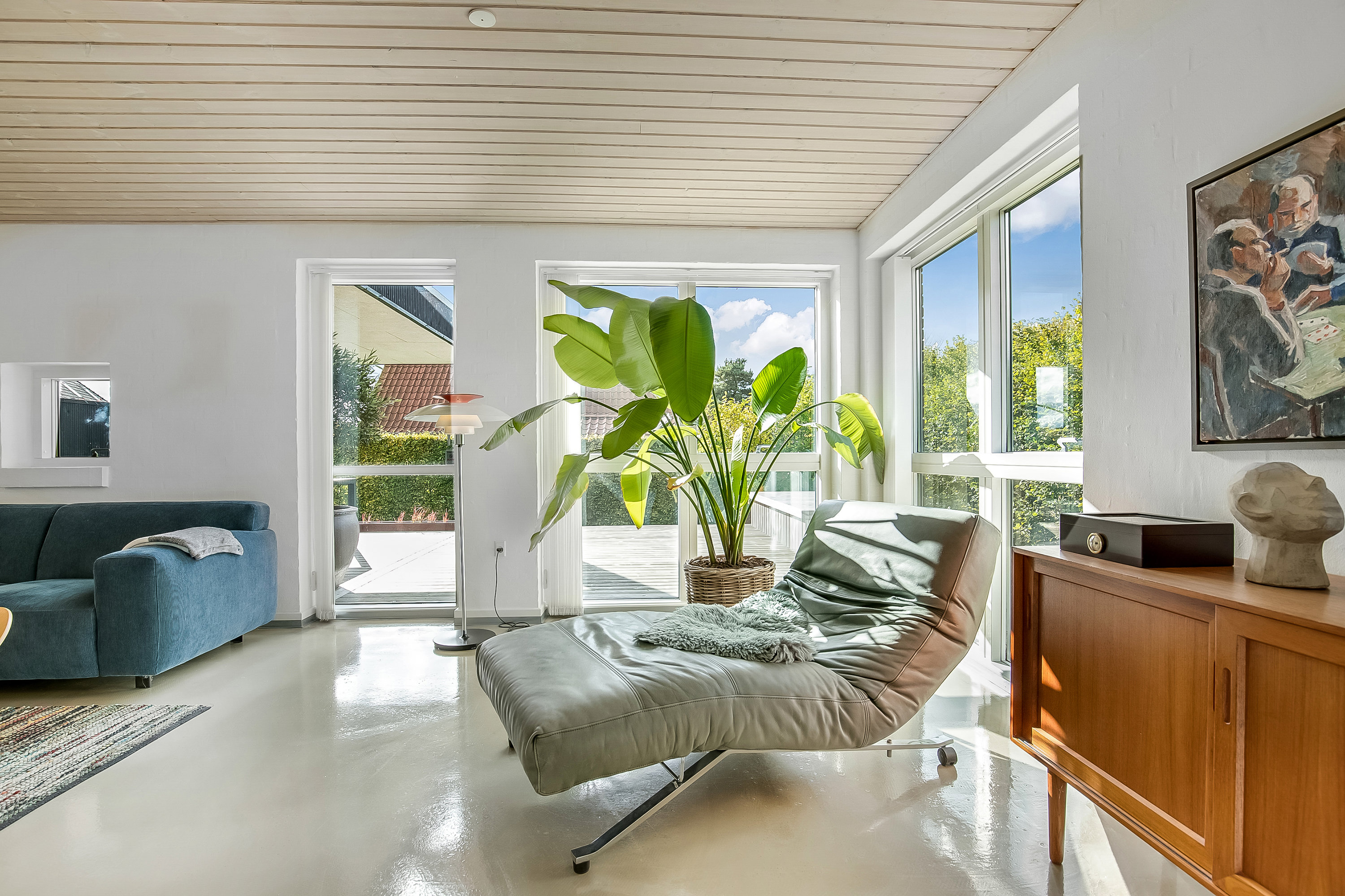 Fremhævet stue billede i fuldskærmstilstand. Billede af Lavendelvej 18, Nr. Bjert, 6000 Kolding