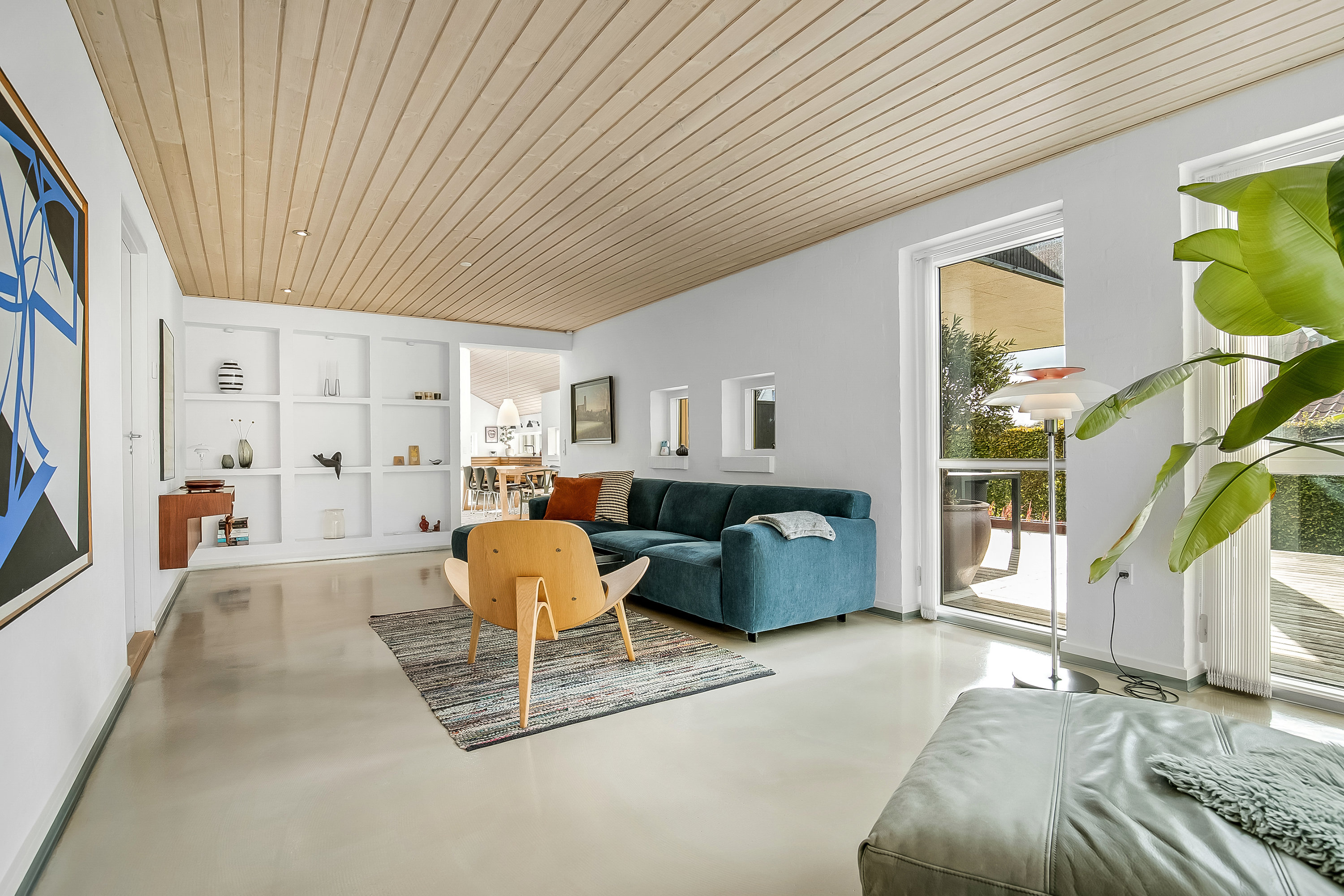 Fremhævet stue billede i fuldskærmstilstand. Billede af Lavendelvej 18, Nr. Bjert, 6000 Kolding