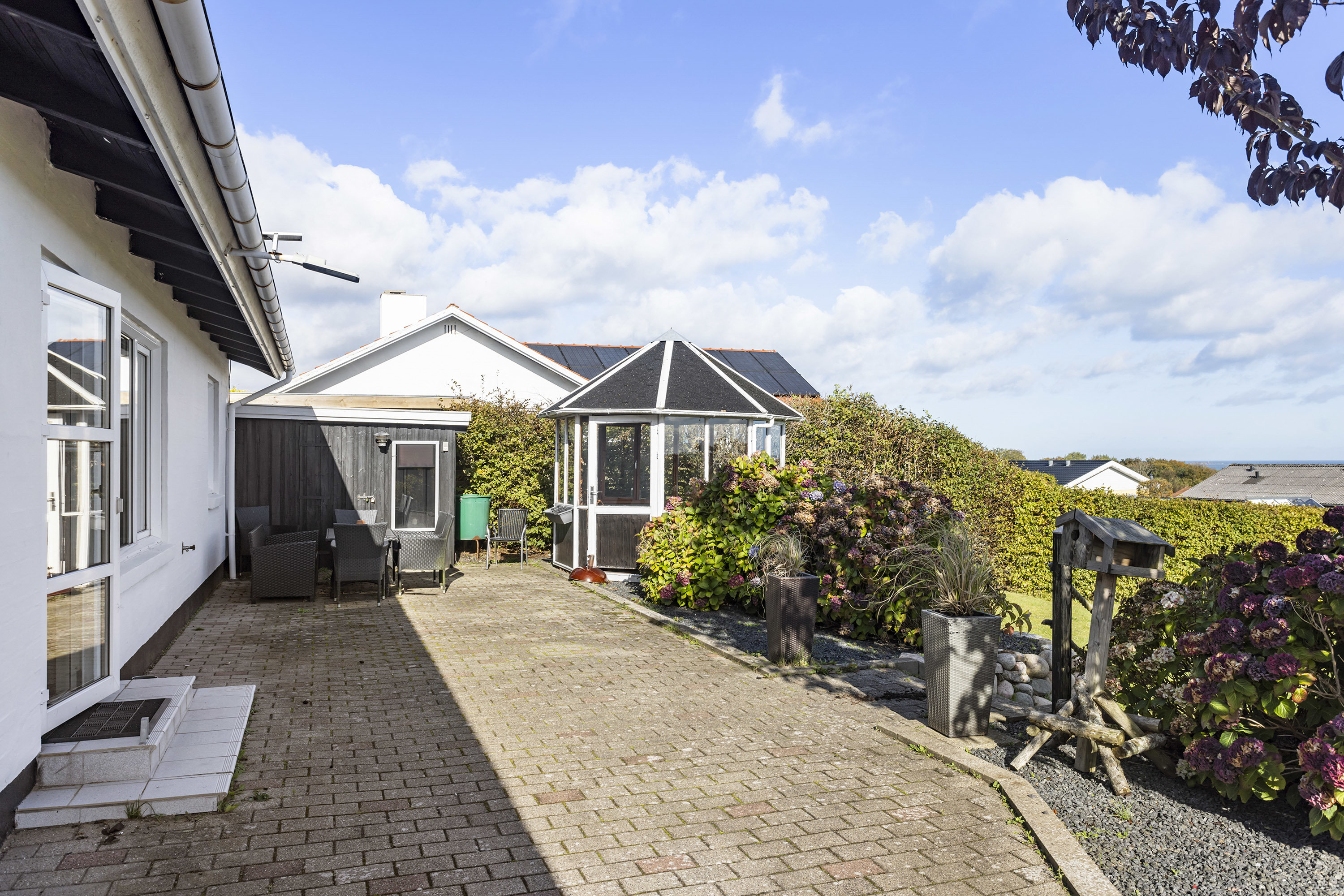 Fremhævet terrasse billede i fuldskærmstilstand. Billede af Lyngsvej 4, Kilden, 9900 Frederikshavn