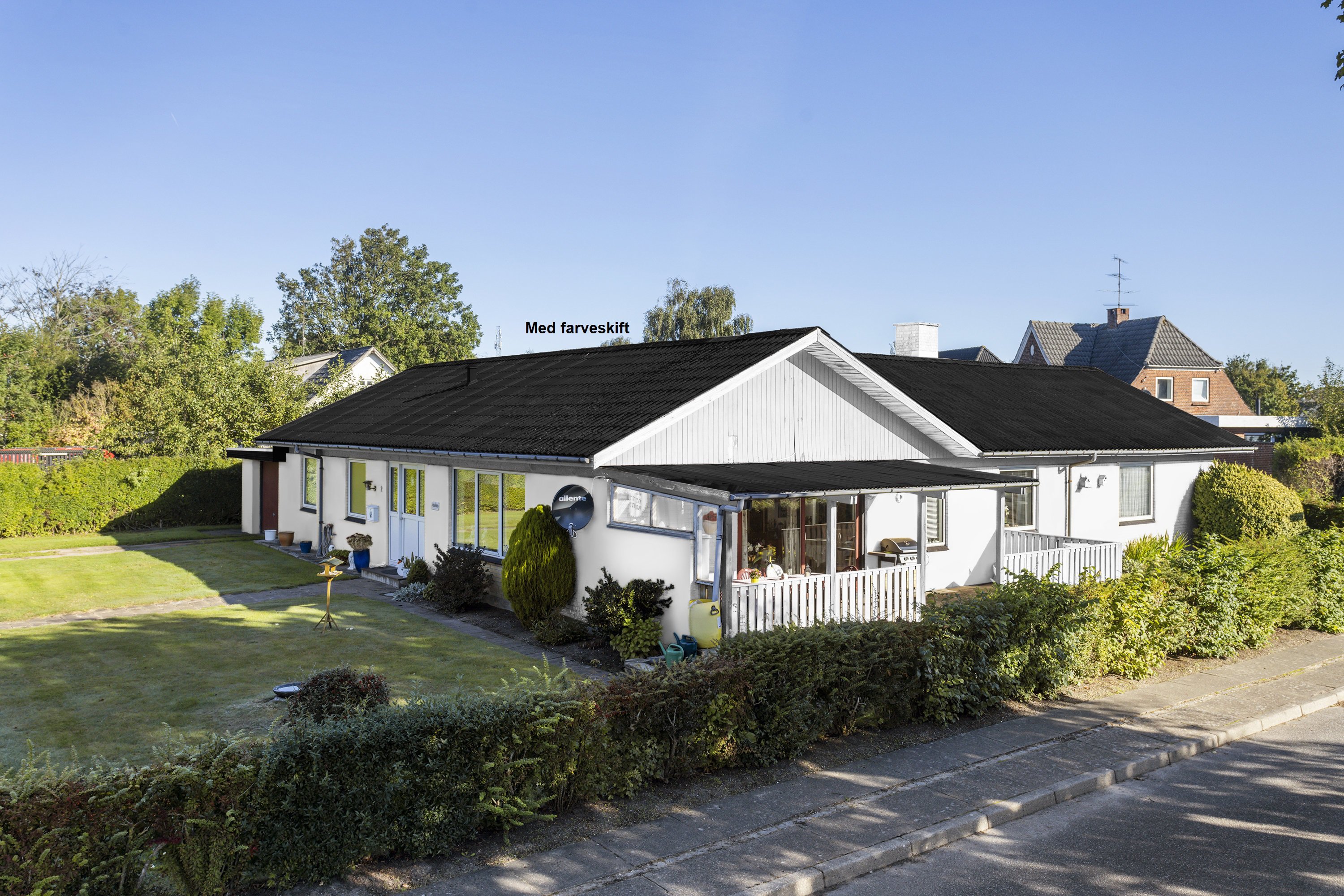 Fremhævet med farveskift billede i fuldskærmstilstand. Billede af Æblevangen 2, Præstbro, 9330 Dronninglund