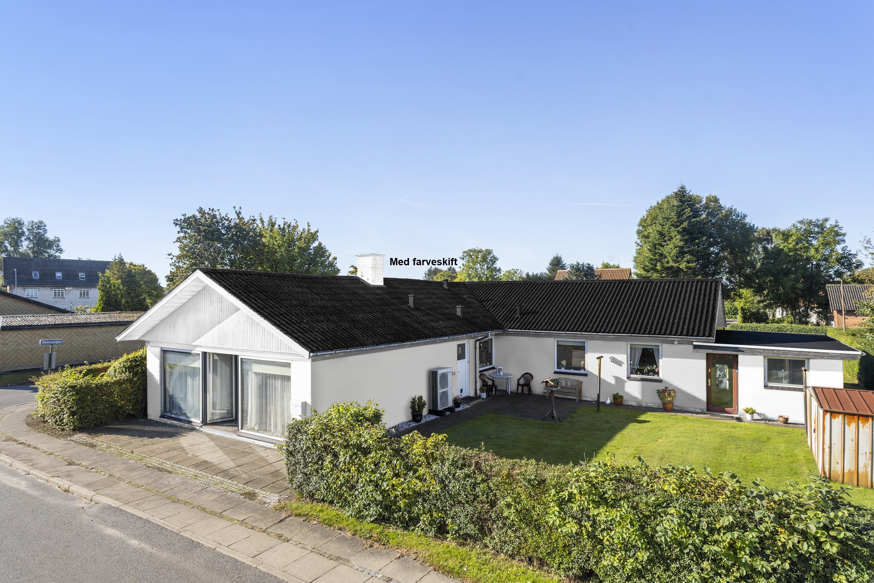 Miniaturebillede 2: med farveskift. Billede af Æblevangen 2, Præstbro, 9330 Dronninglund