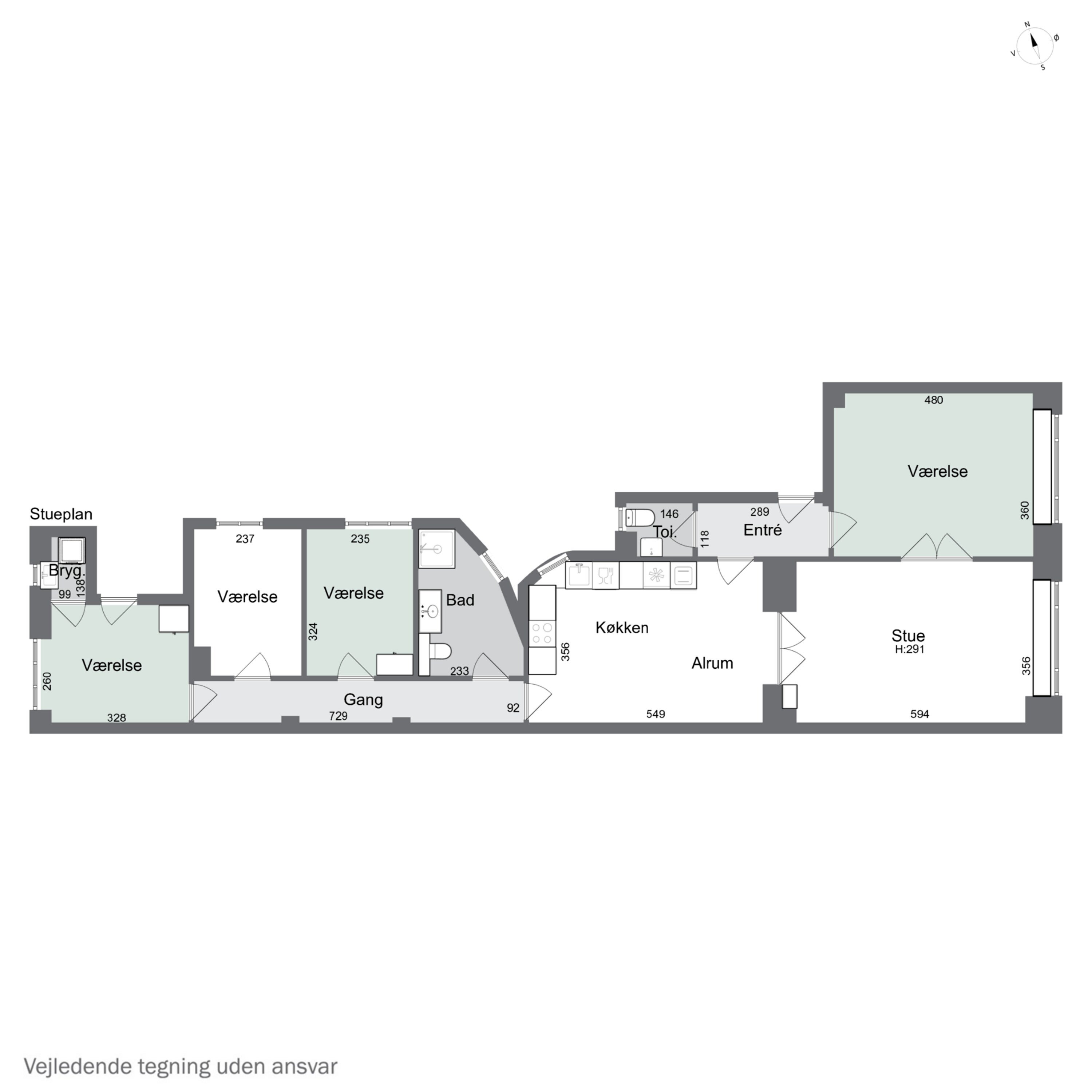 Plantegninger billede af H.C. Ørsteds Vej 31, st.. tv., 1879 Frederiksberg C
