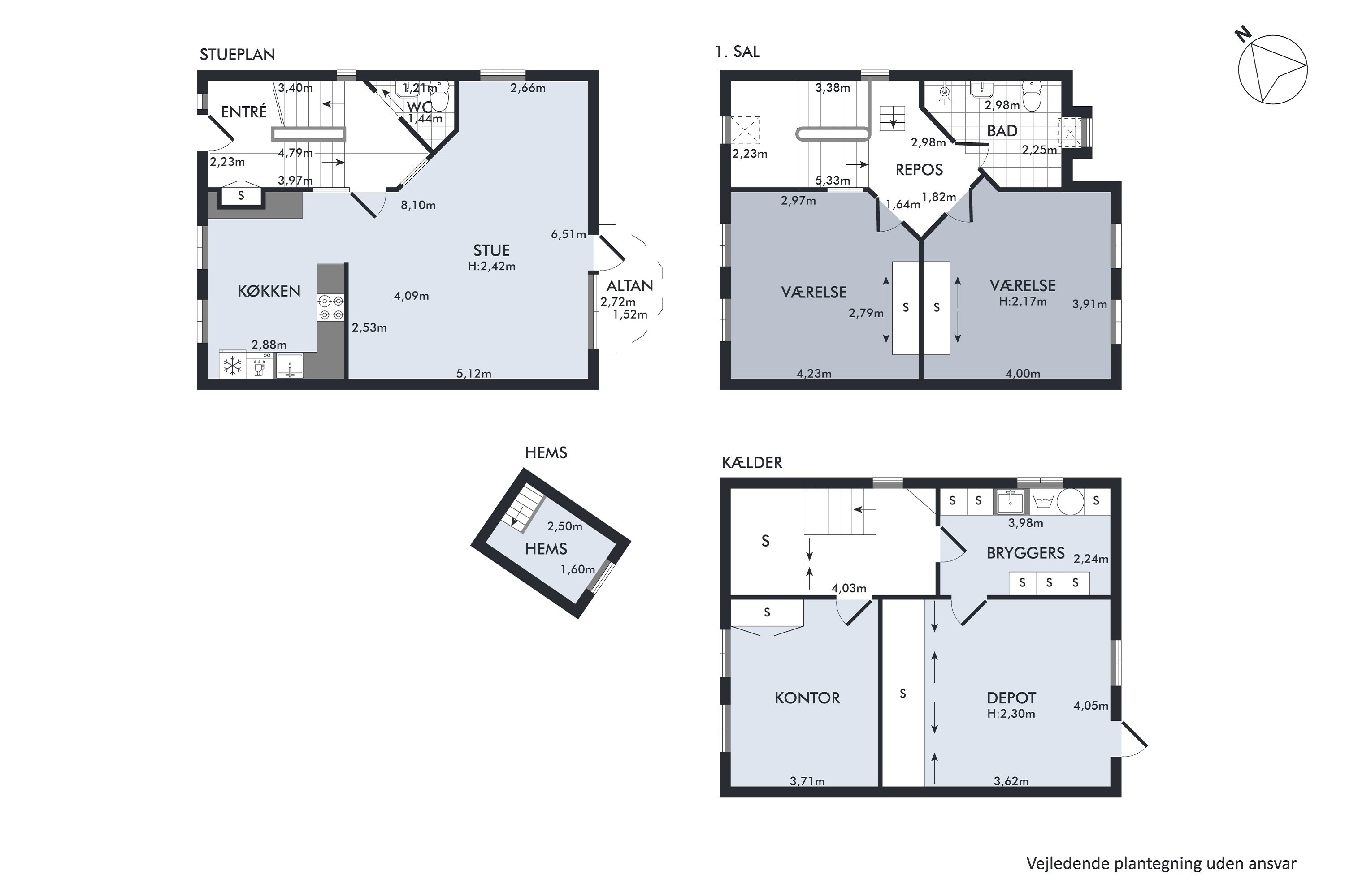 Plantegninger billede af Staldgårdsgade 1A, 8900 Randers C