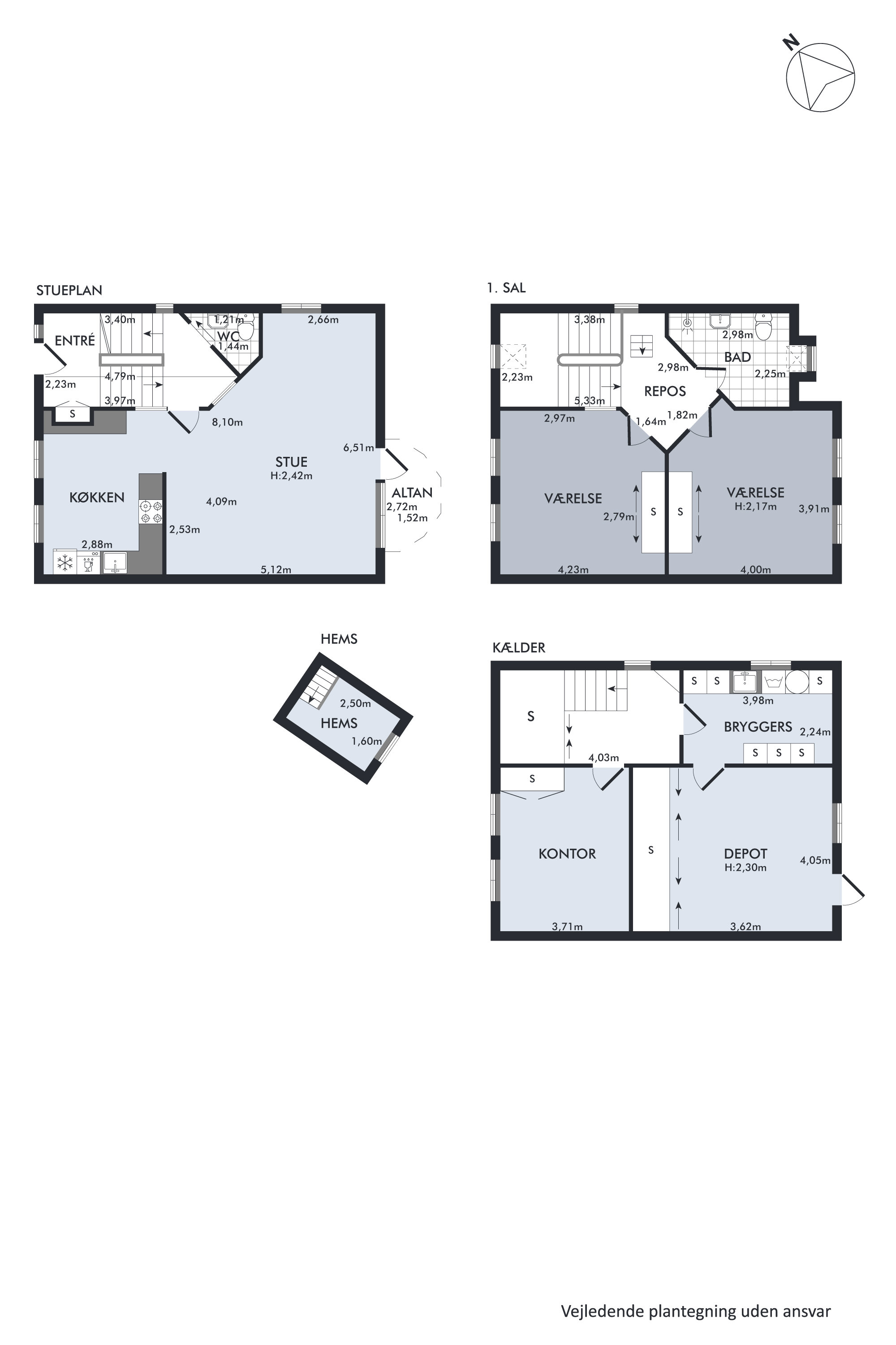 Plantegninger billede af Staldgårdsgade 1A, 8900 Randers C