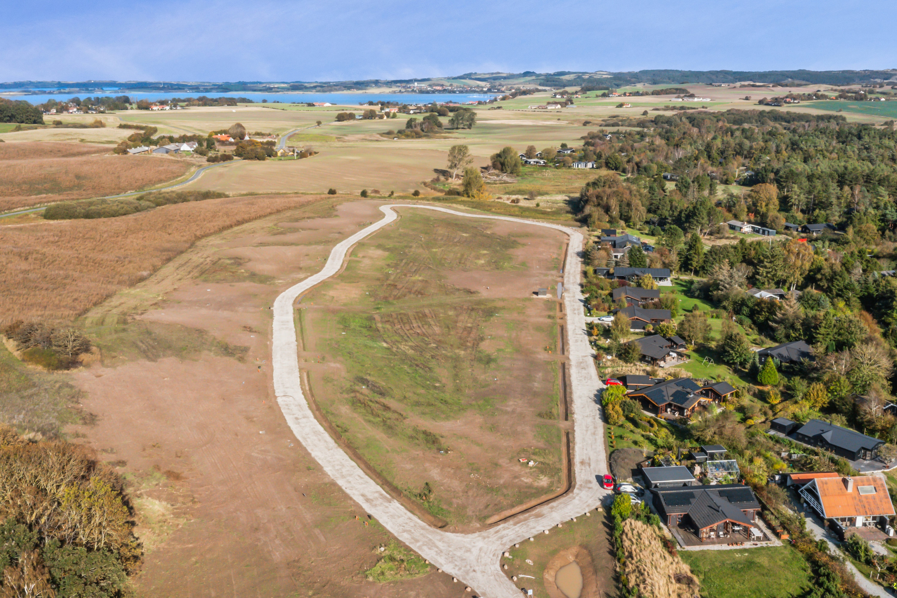 Fremhævet luftfoto billede i fuldskærmstilstand. Billede af Himmervej 1, Pcl 4., 8420 Knebel