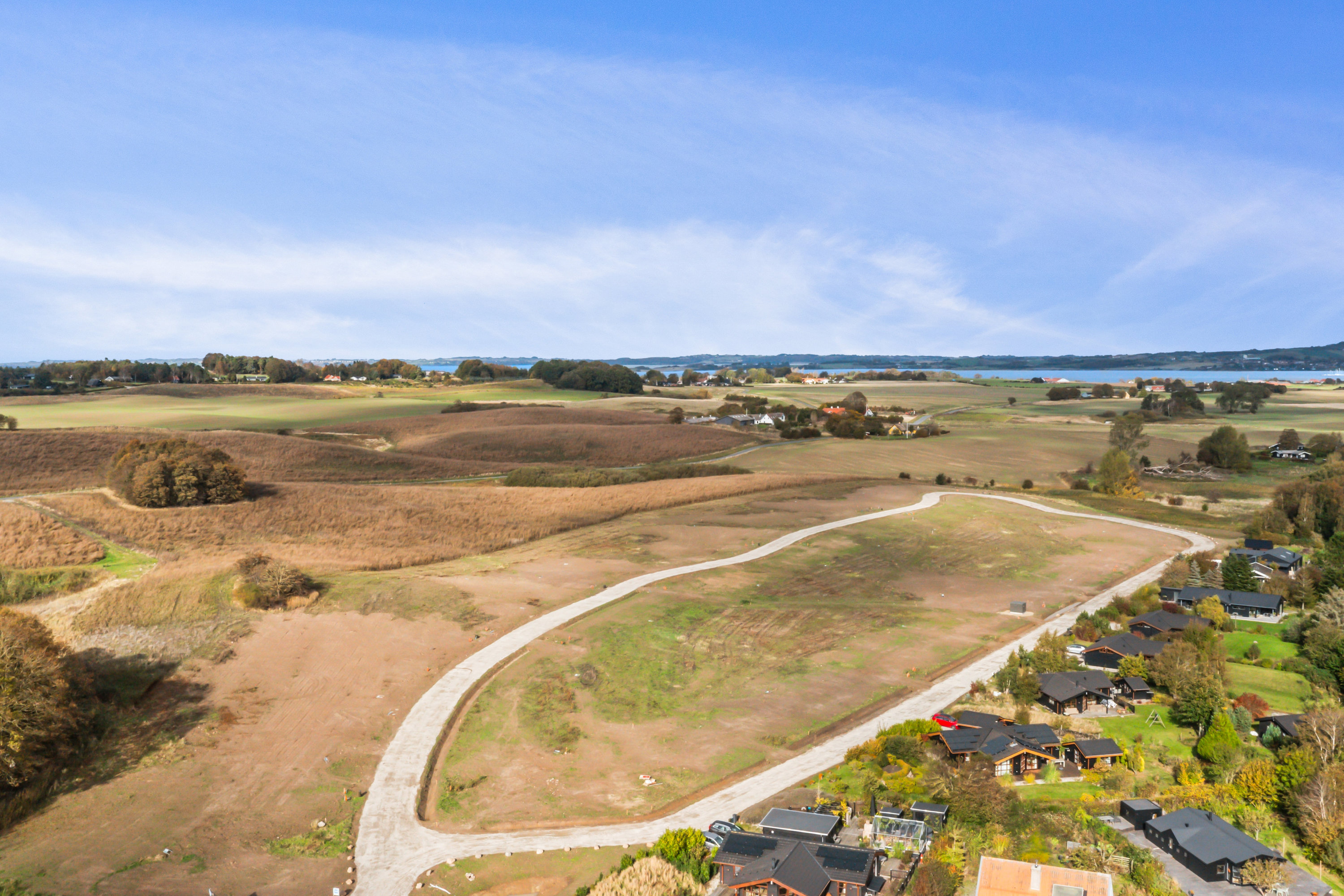 Fremhævet luftfoto billede i fuldskærmstilstand. Billede af Himmervej 1, Pcl 4., 8420 Knebel