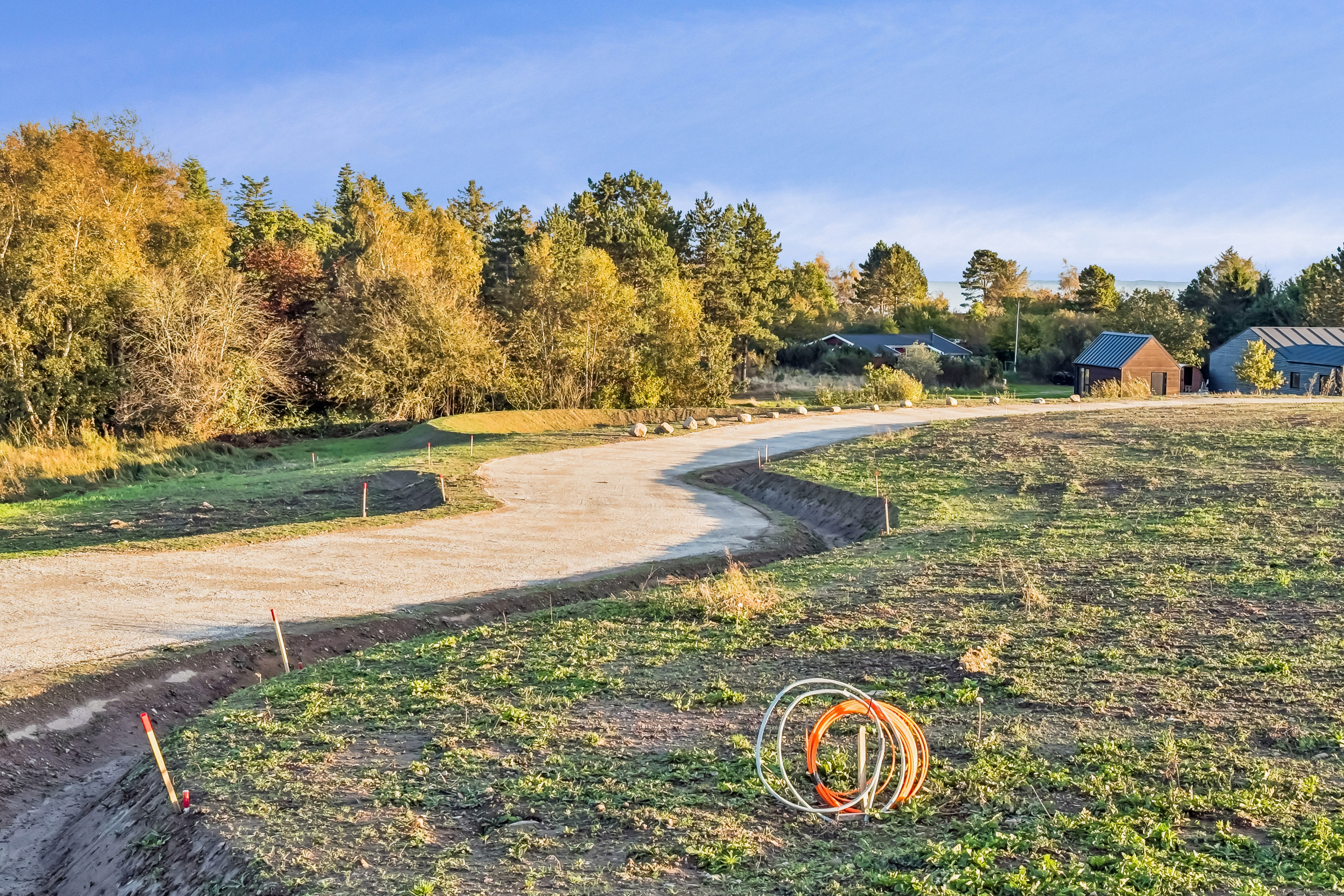 Fremhævet omgivelser billede i fuldskærmstilstand. Billede af Himmervej 1, Pcl 4., 8420 Knebel