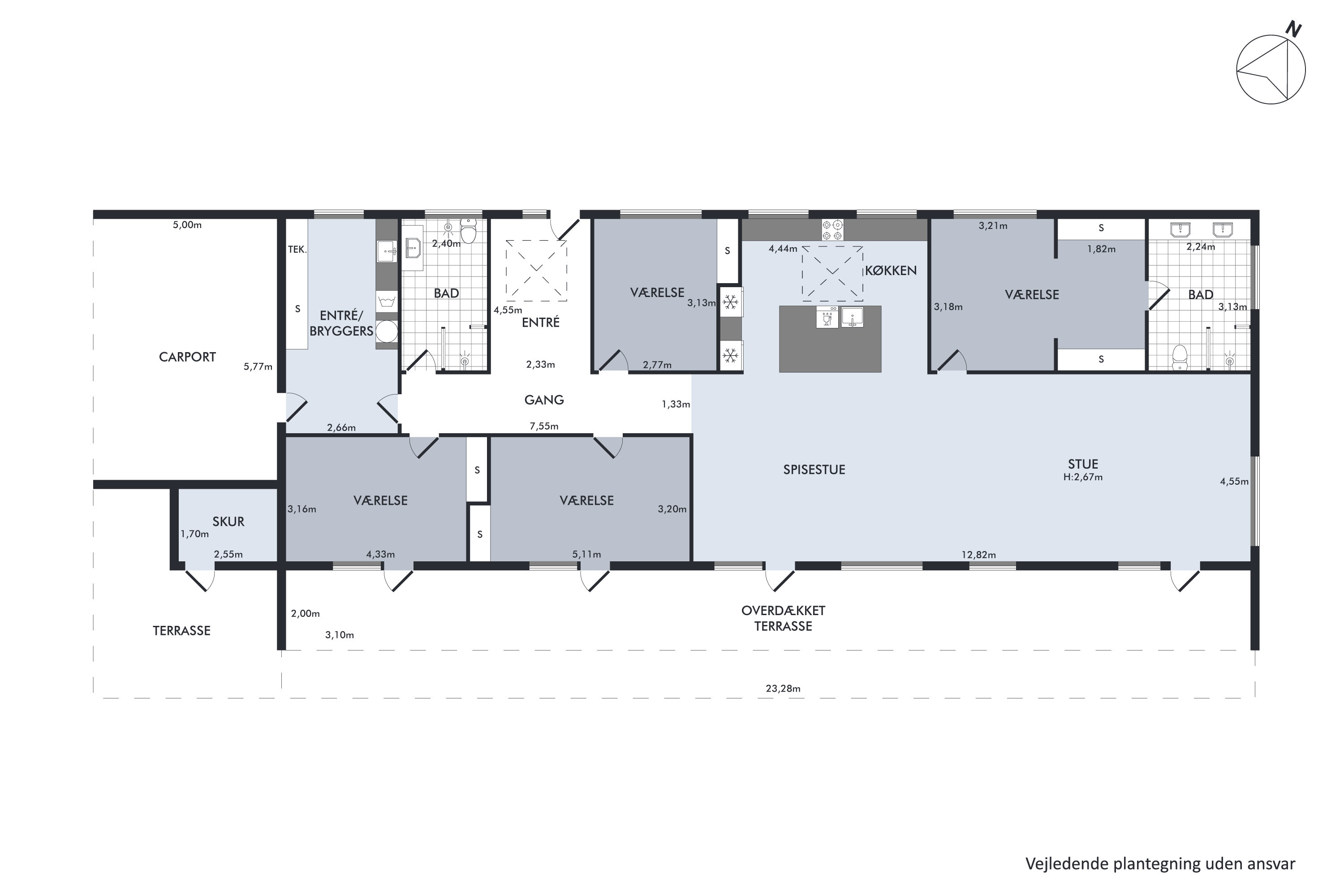 Plantegninger billede af Ørnehøj 2, 4140 Borup