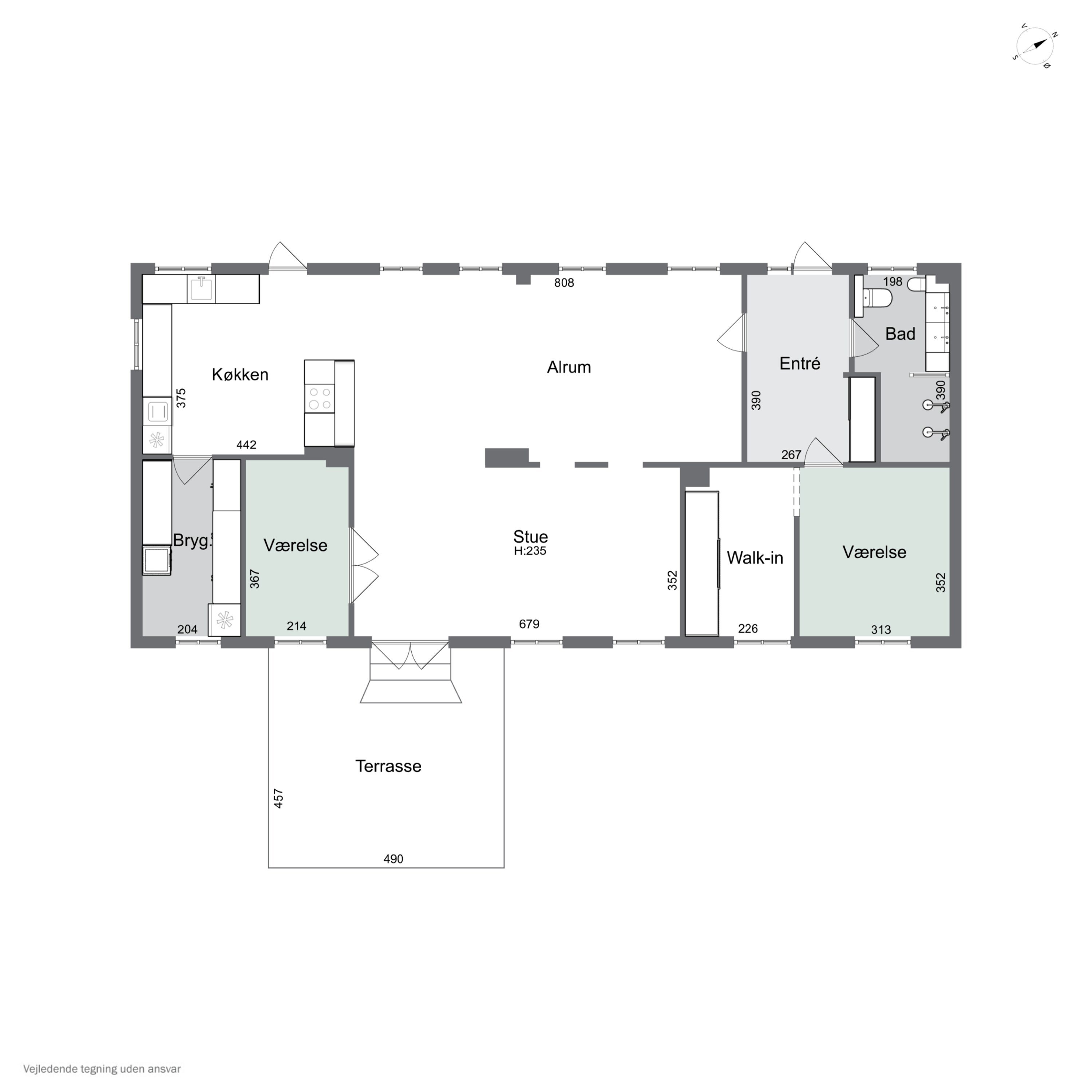 Plantegninger billede af Møllevej 40, Tornemark, 4262 Sandved
