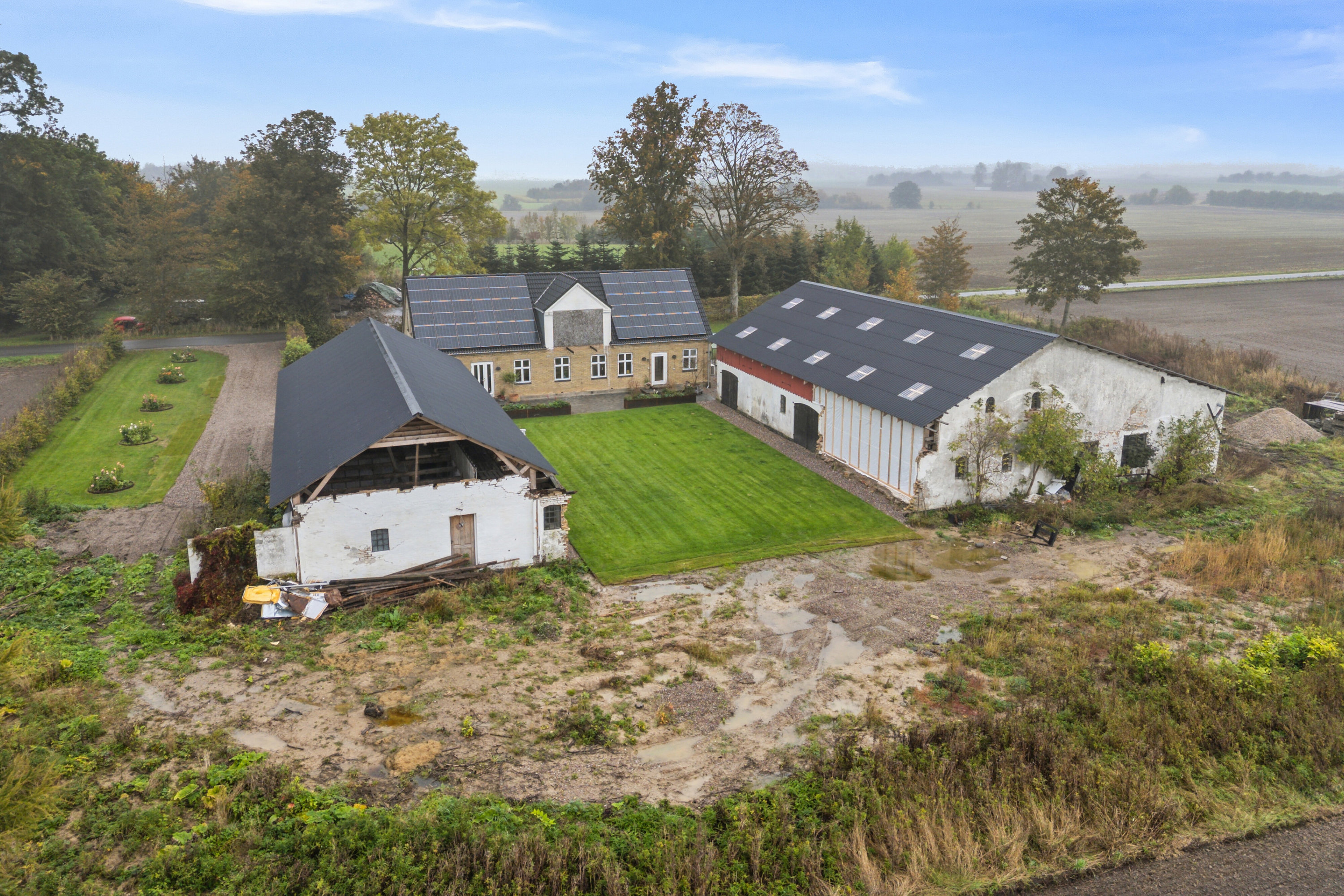 Fremhævet luftfoto billede i fuldskærmstilstand. Billede af Møllevej 40, Tornemark, 4262 Sandved