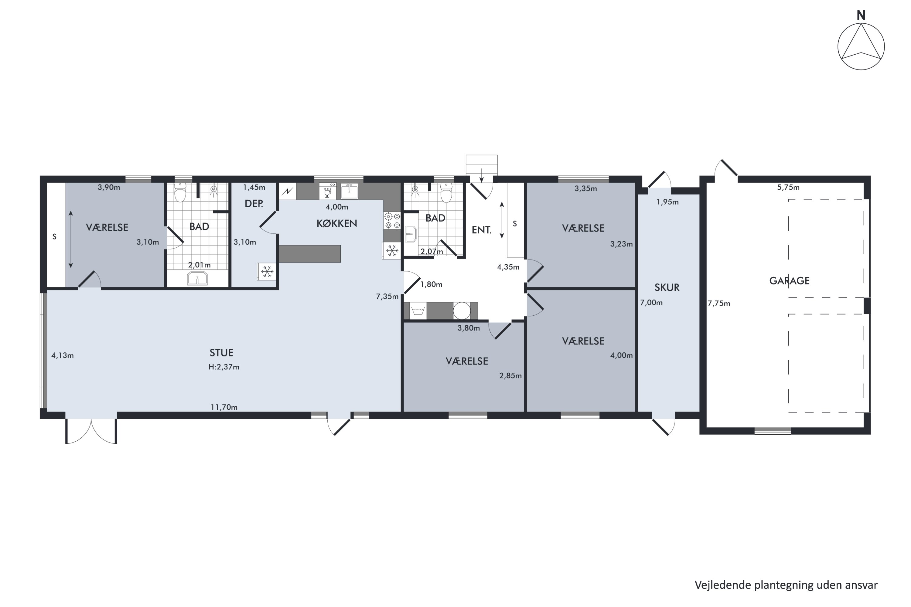 Plantegninger billede af Arnborgvej 10, 2770 Kastrup