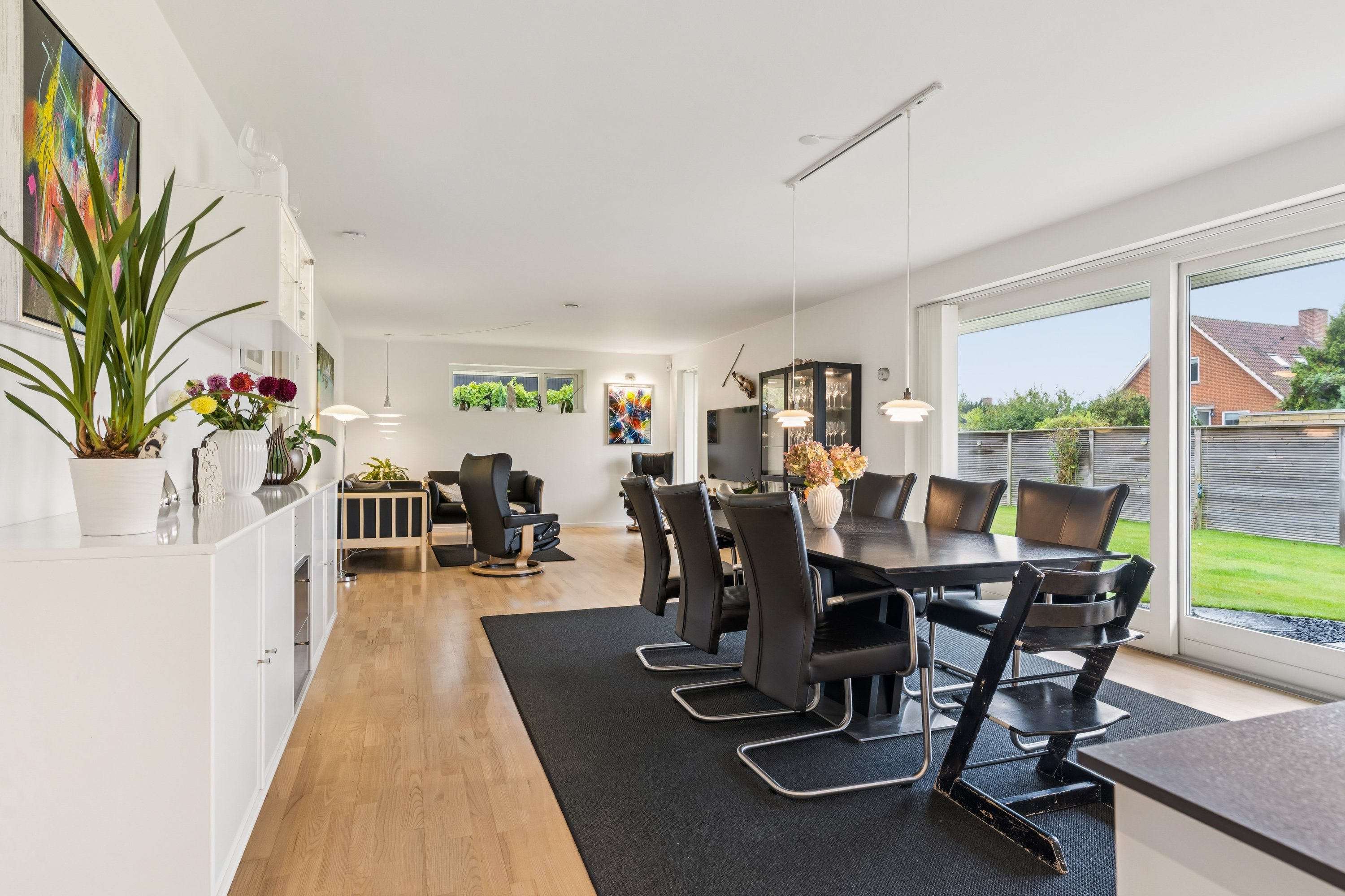 Fremhævet stue billede i fuldskærmstilstand. Billede af Meteorvej 16, 2730 Herlev