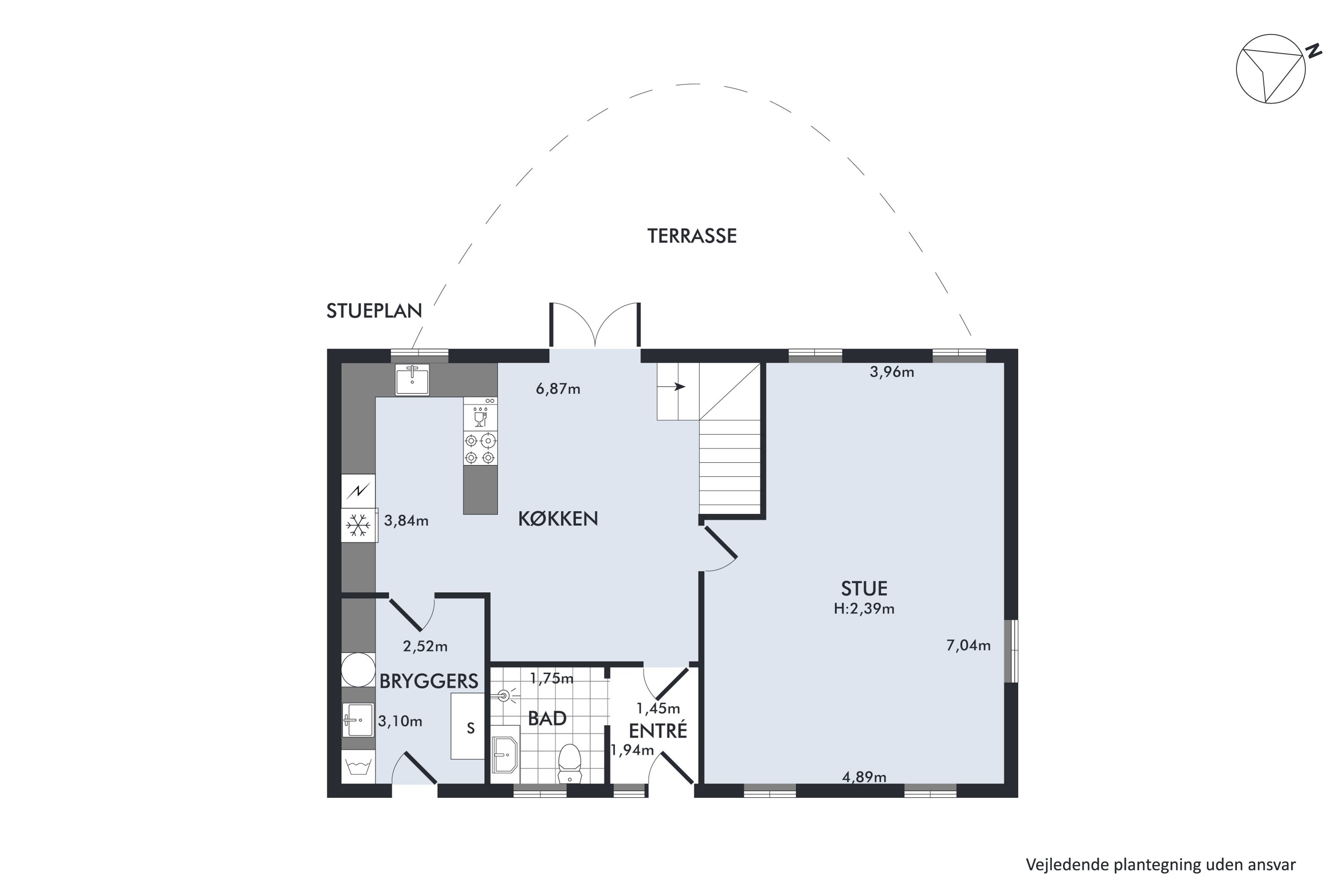 Plantegninger billede af Havhusevej 17, Egens, 8410 Rønde