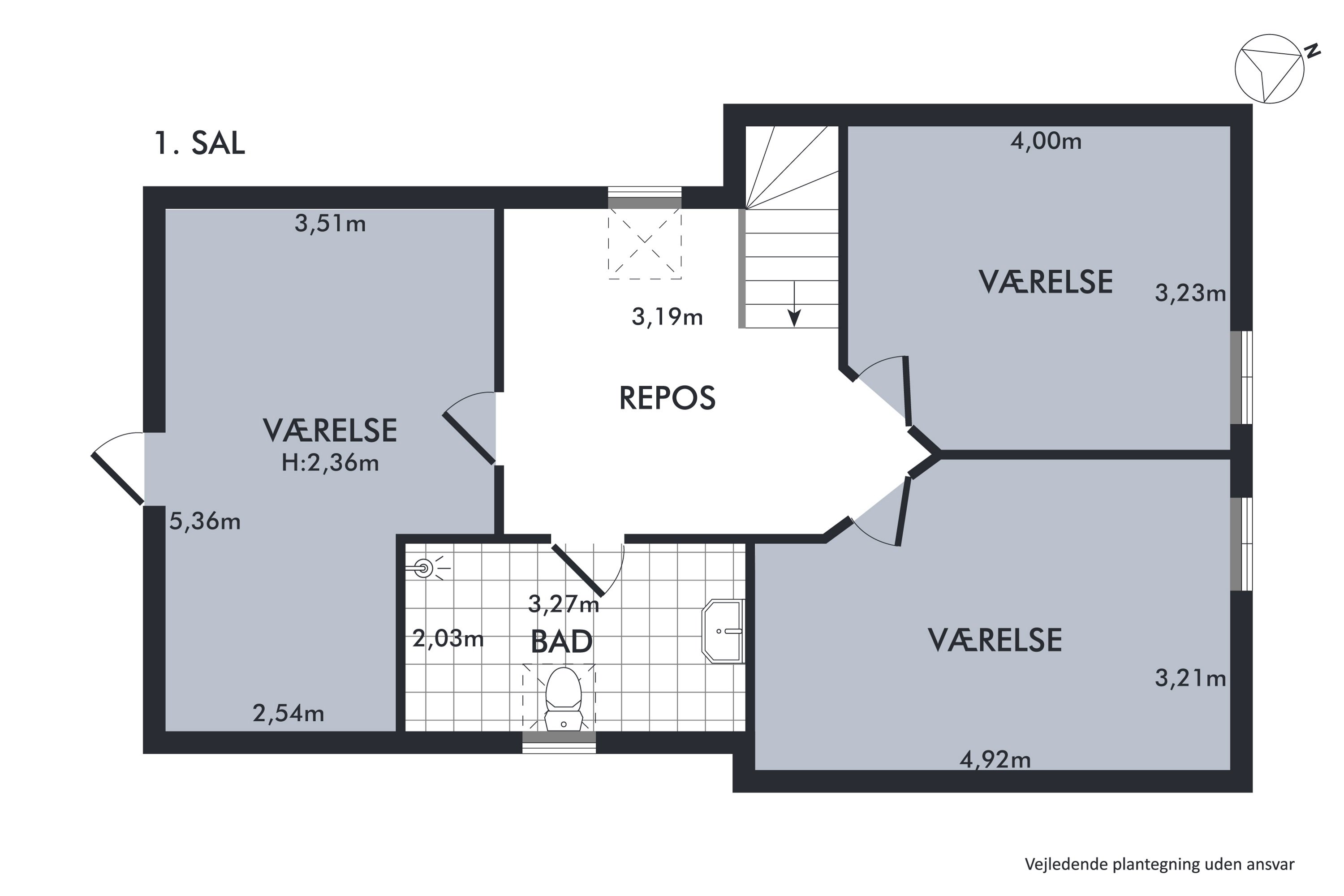 Plantegninger billede af Havhusevej 17, Egens, 8410 Rønde