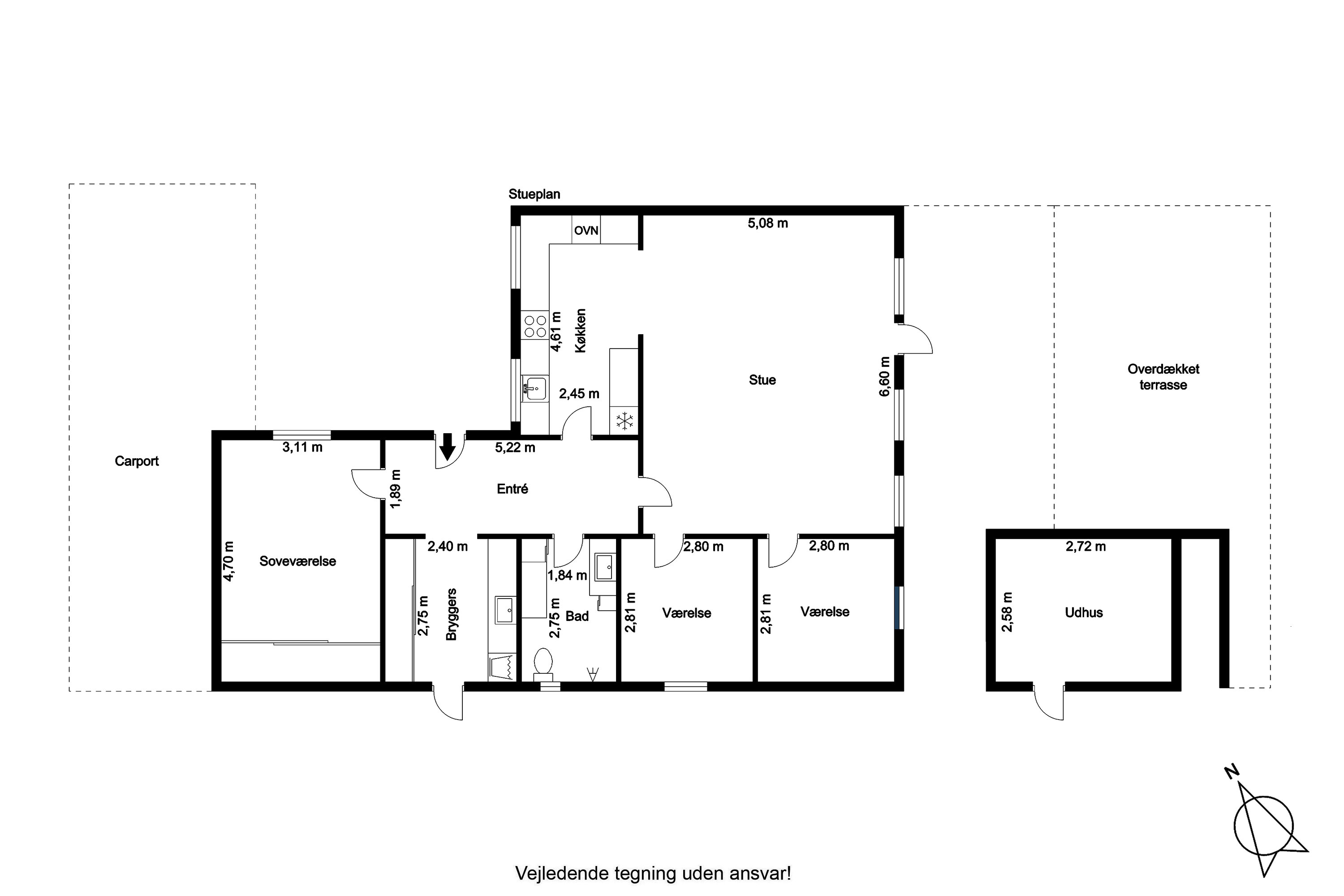 Plantegninger billede af Keldgårdvej 28, 9600 Aars
