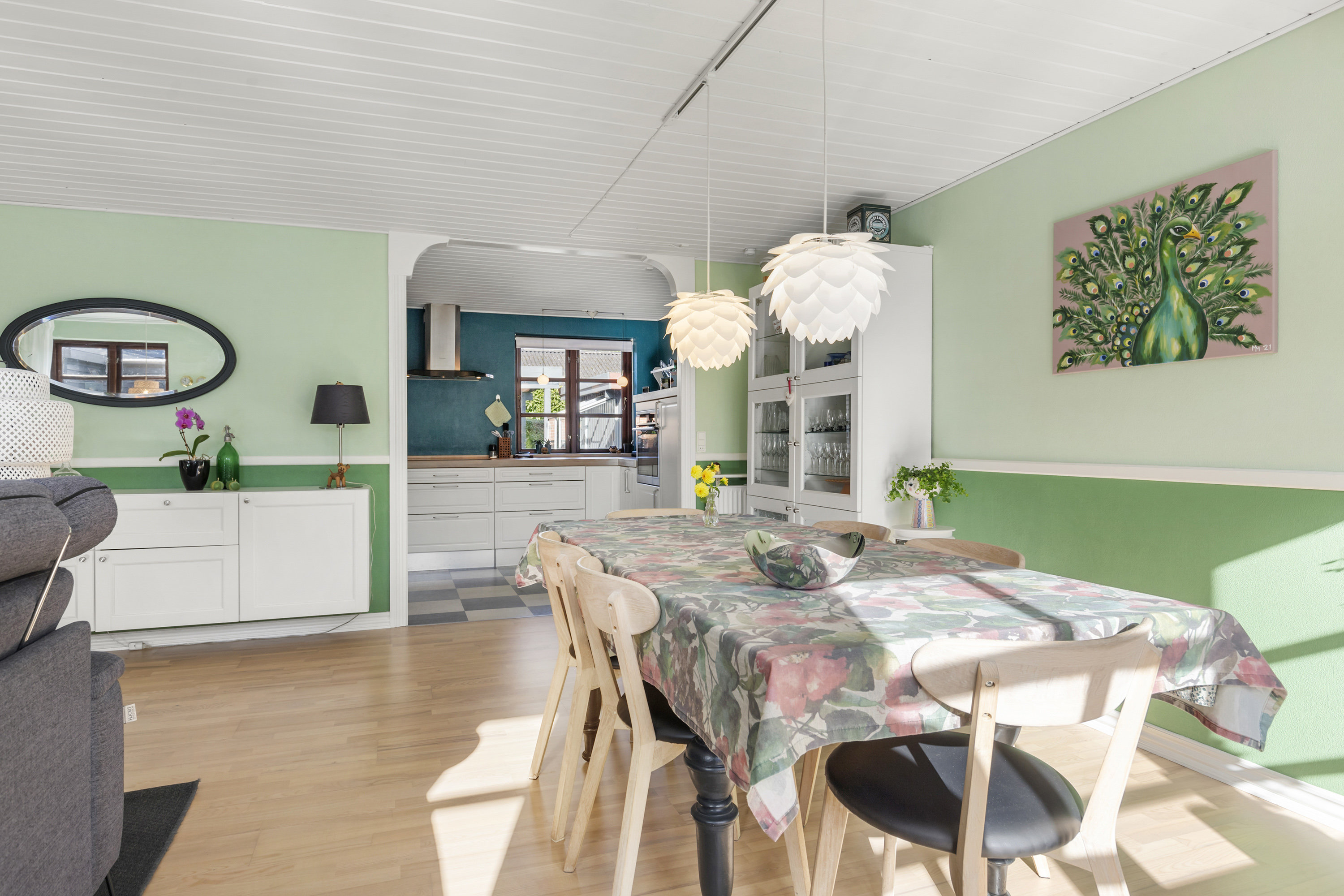 Fremhævet stue billede i fuldskærmstilstand. Billede af Keldgårdvej 28, 9600 Aars