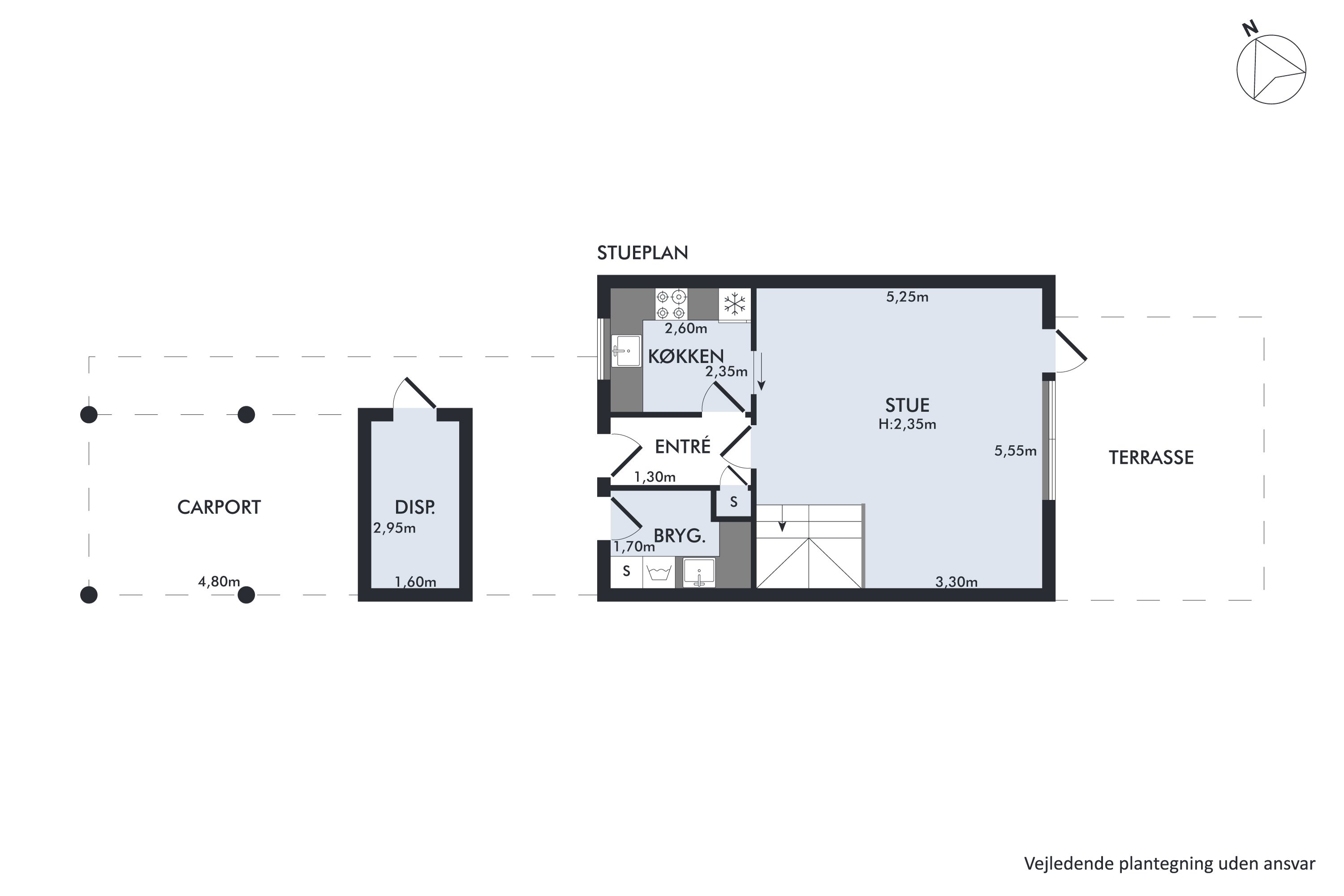 Plantegninger billede af Augustvej 5, 9270 Klarup