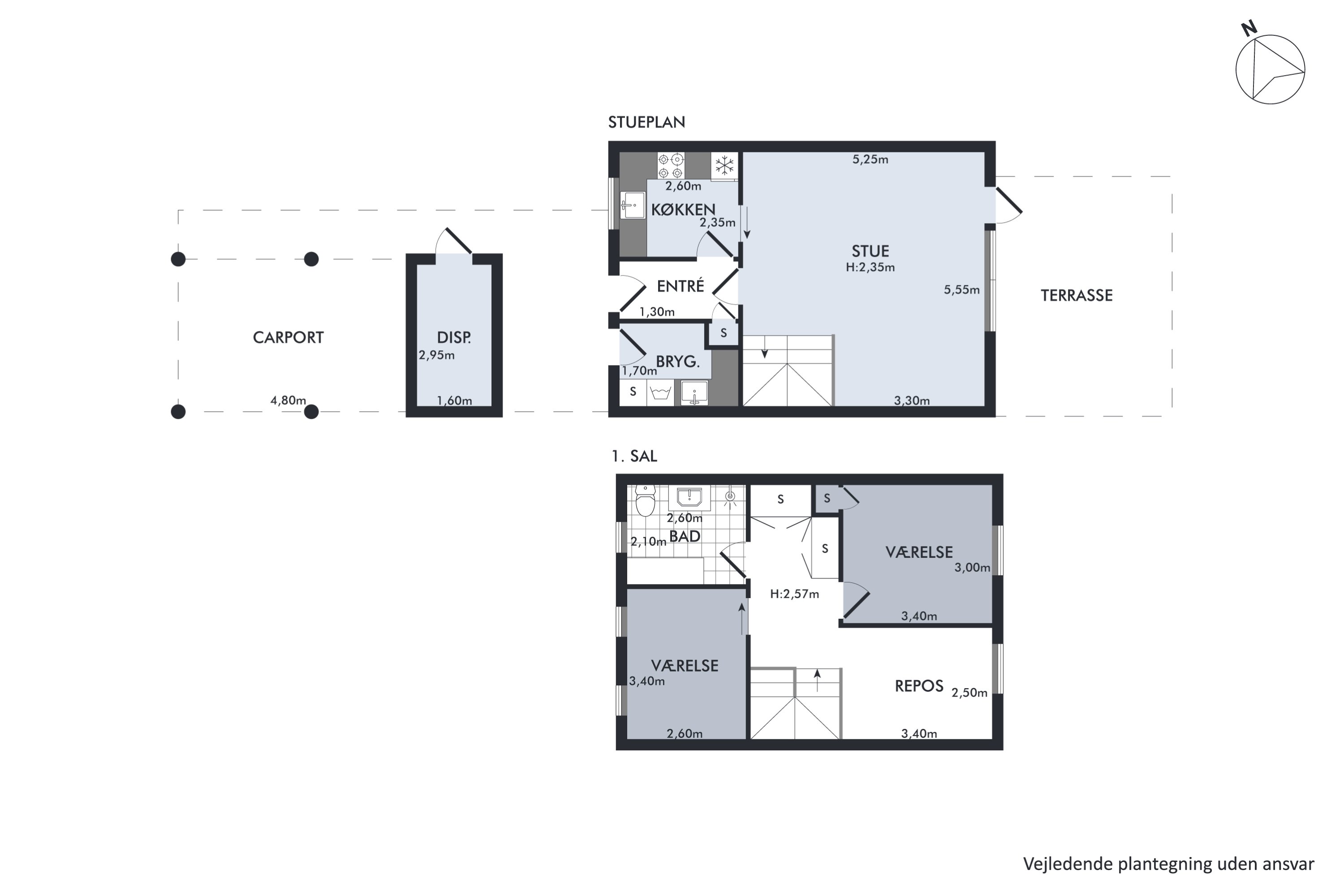 Plantegninger billede af Augustvej 5, 9270 Klarup